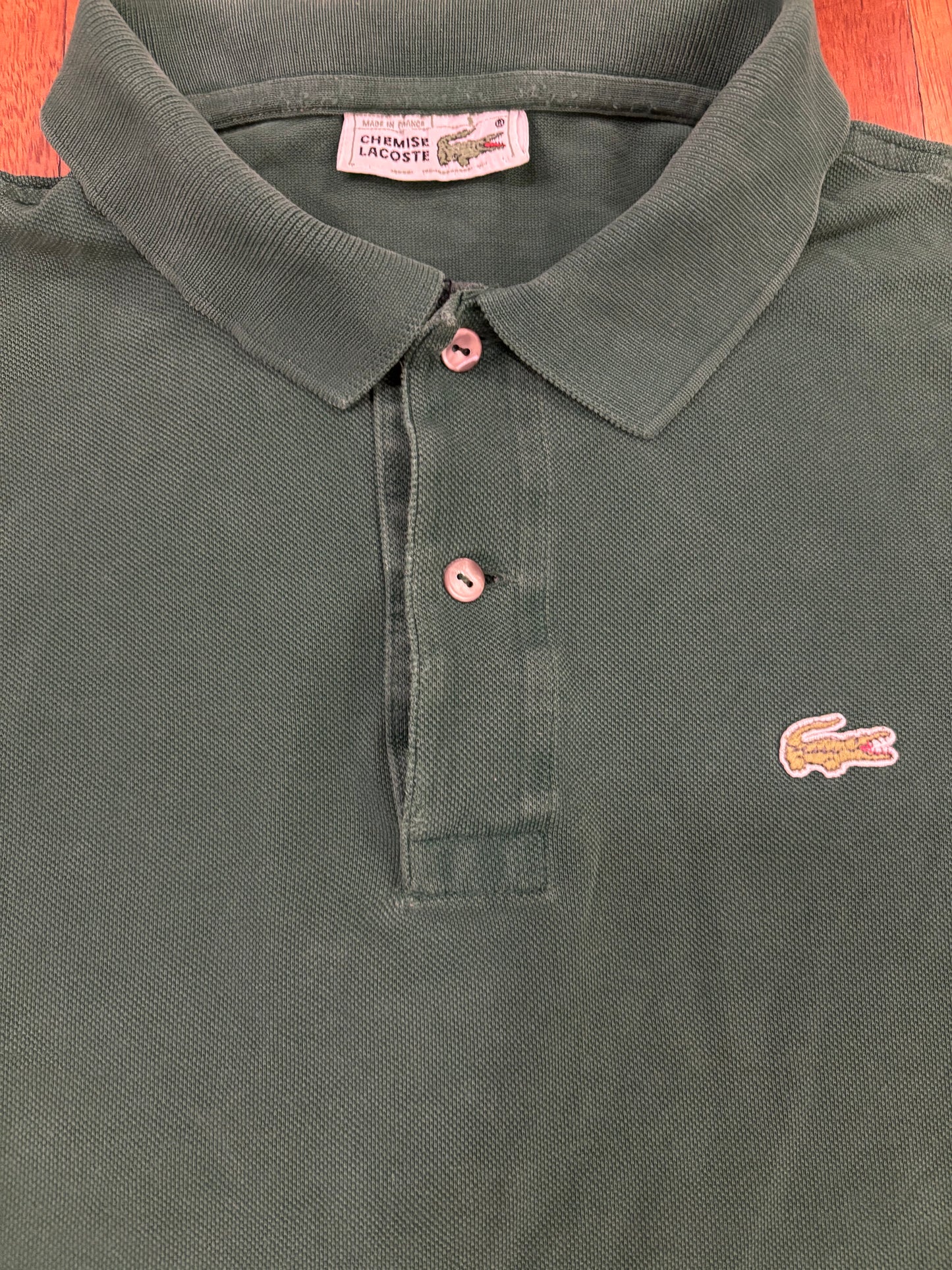 LACOSTE POLO SHIRT GREEN (L)