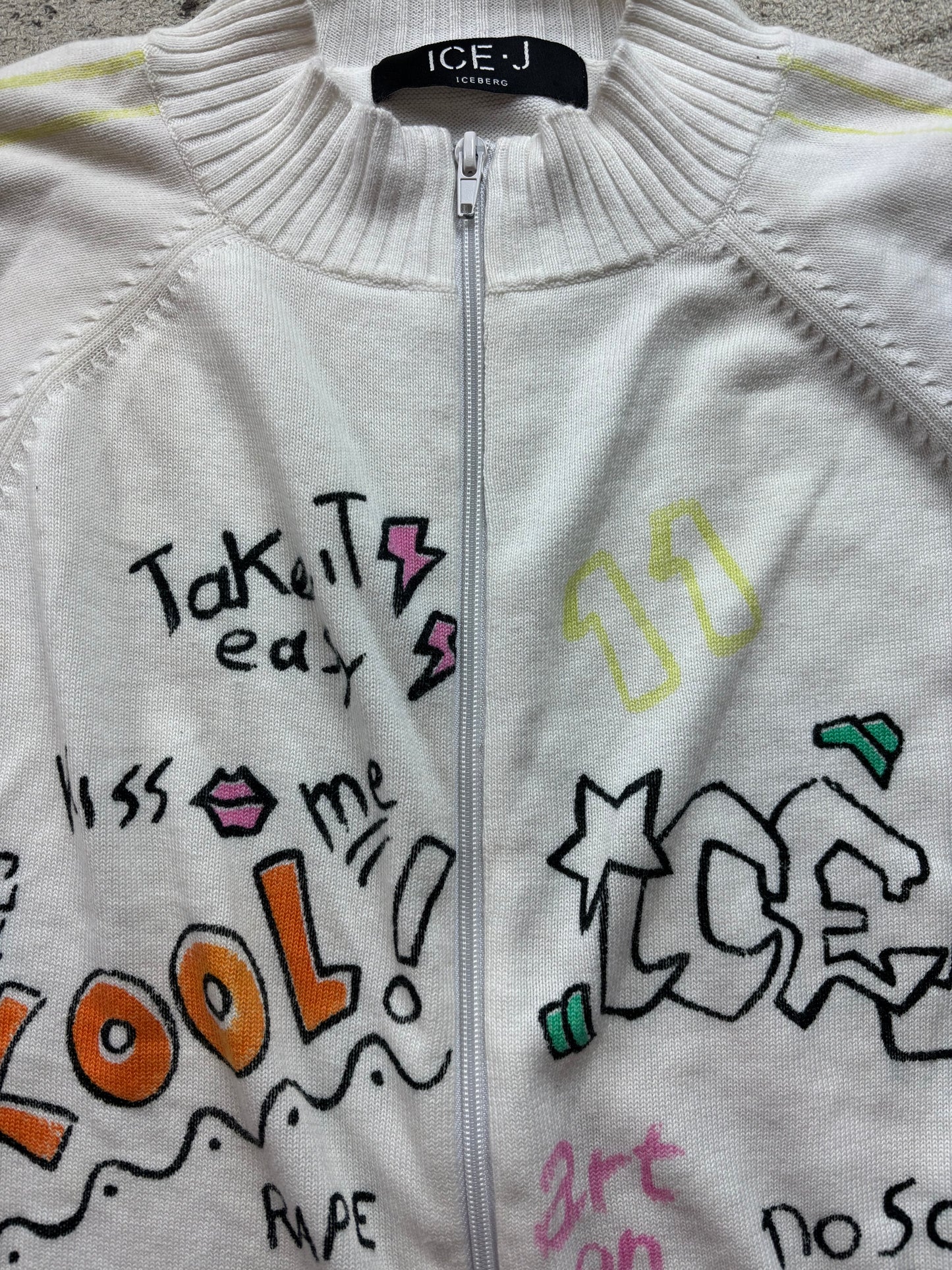 ICEBERG ZIP UP KNIT (L)