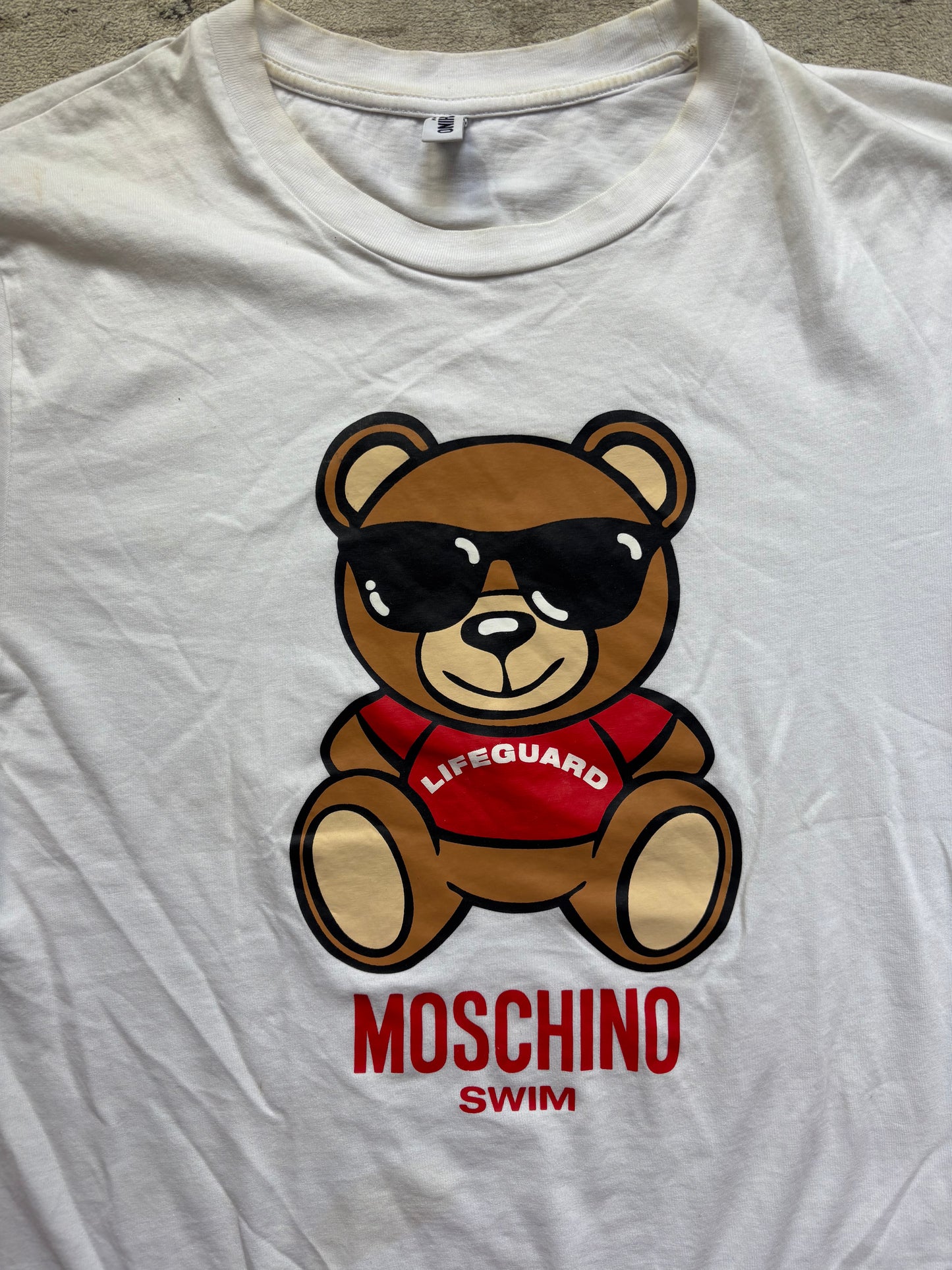 MOSCHINO WHITE T-SHIRT (M)