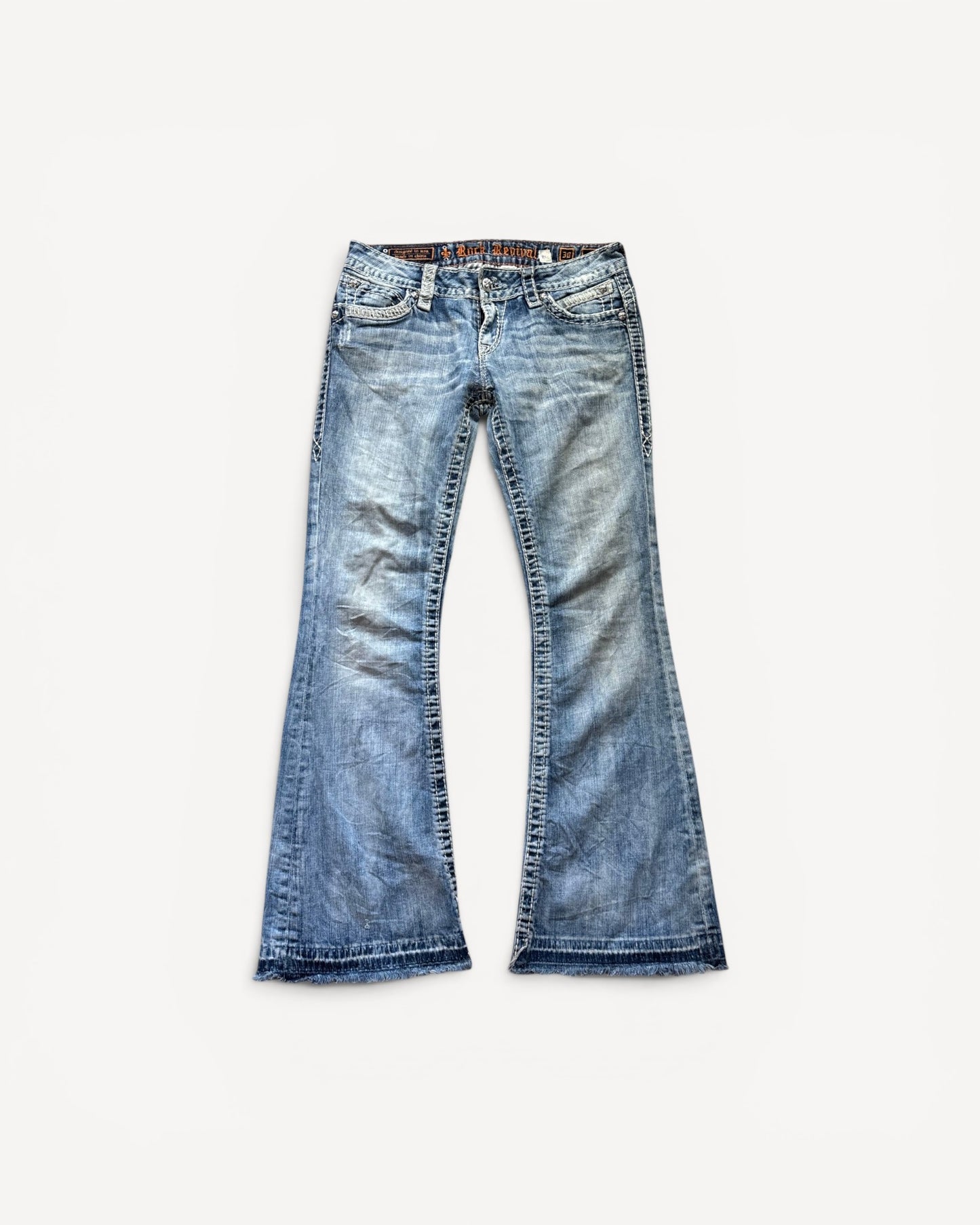 ROCK REVIVAL JEANS W30 L32 #RR6