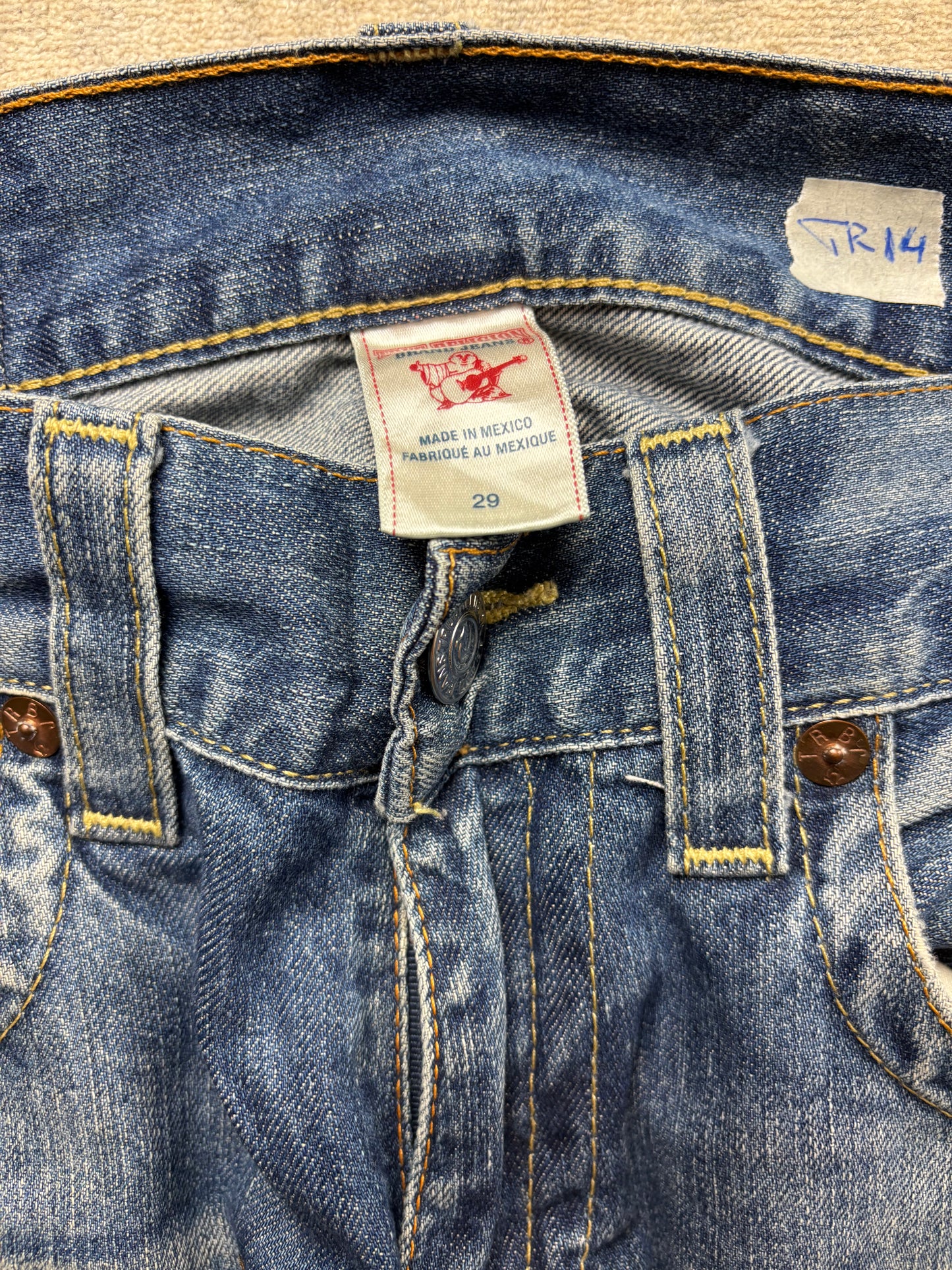 TRUE RELIGION JEANS W29 L32 #TR14