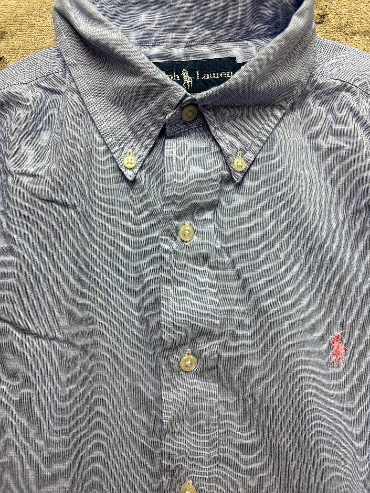 RALPH LAUREN BABYBLUE SHIRT (M)