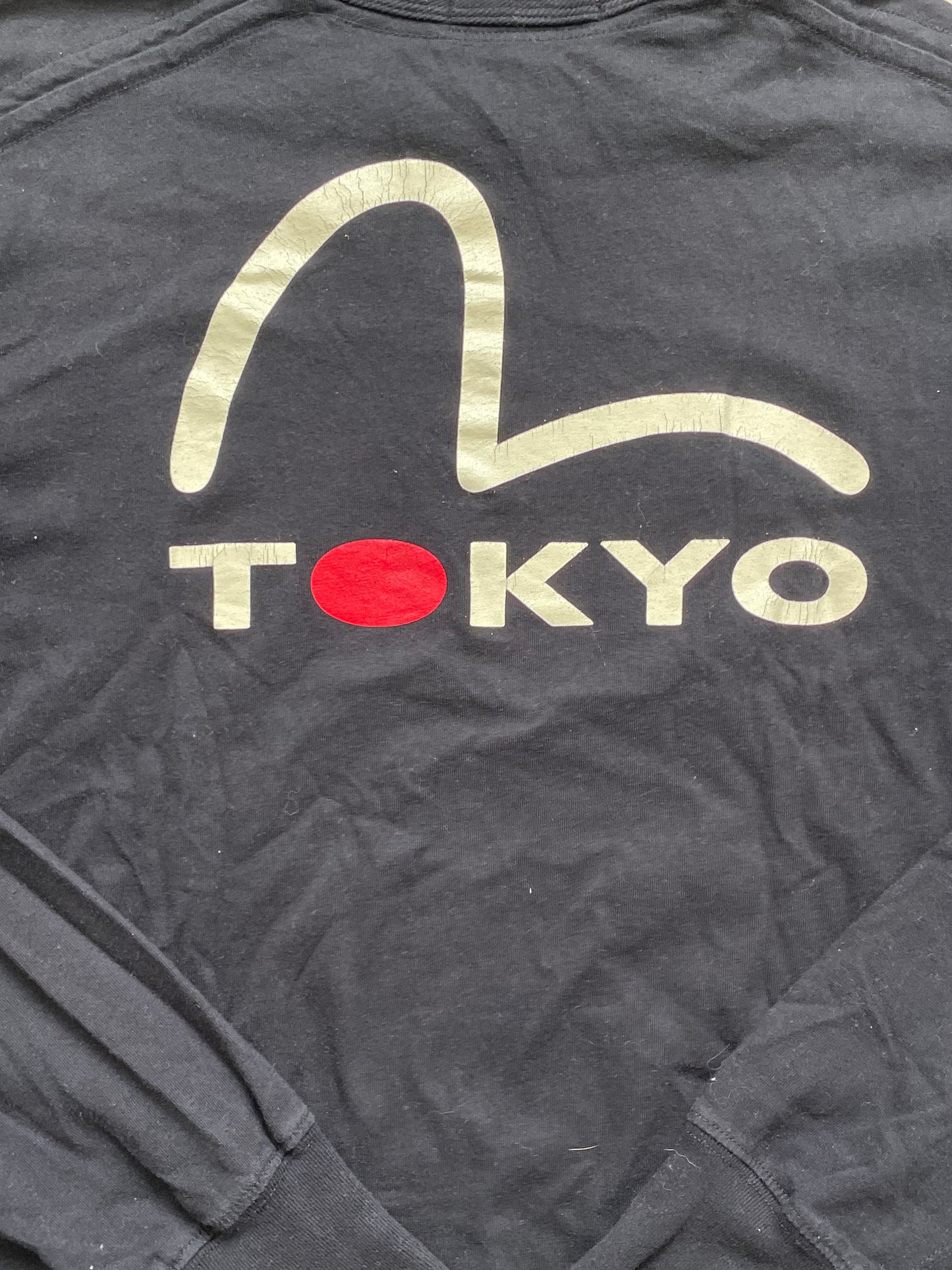 EVISU BLACK LONGSLEEVE (M)