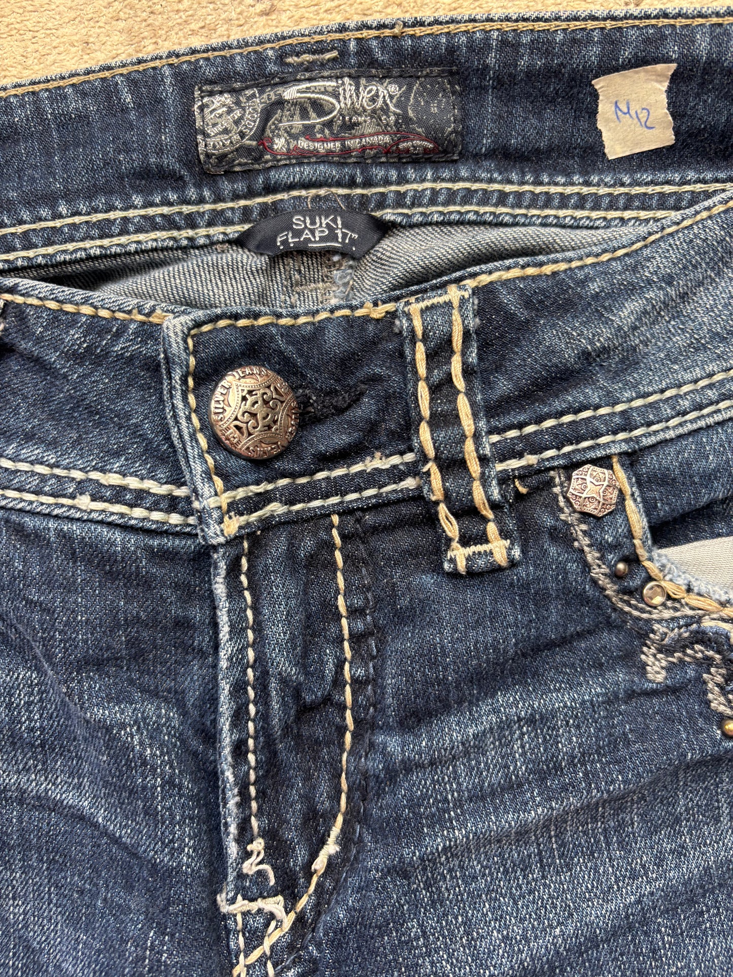MISS ME STYLE JEANS W28 L34 #M12