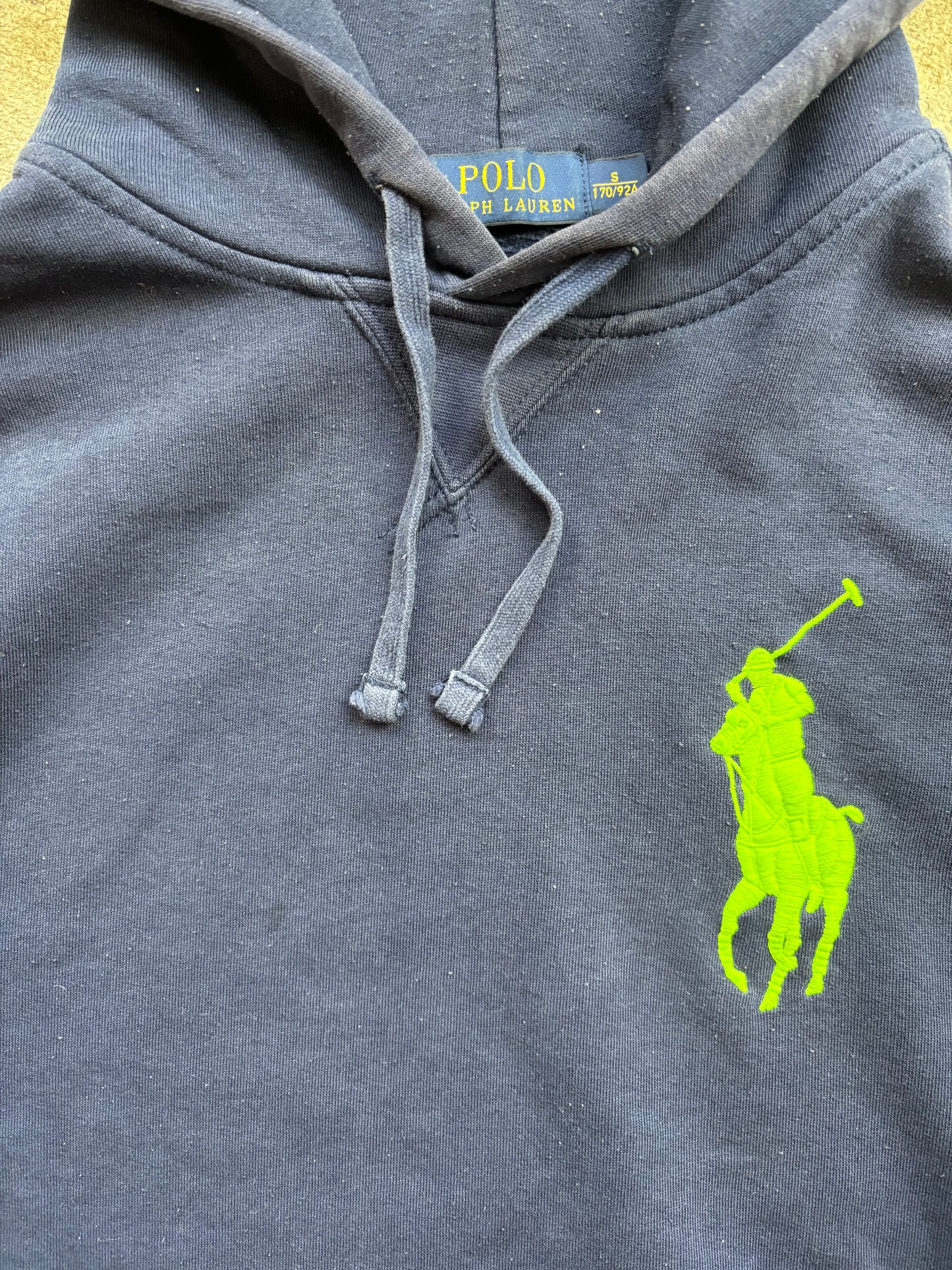 RALPH LAUREN NAVY HOODIE (S)