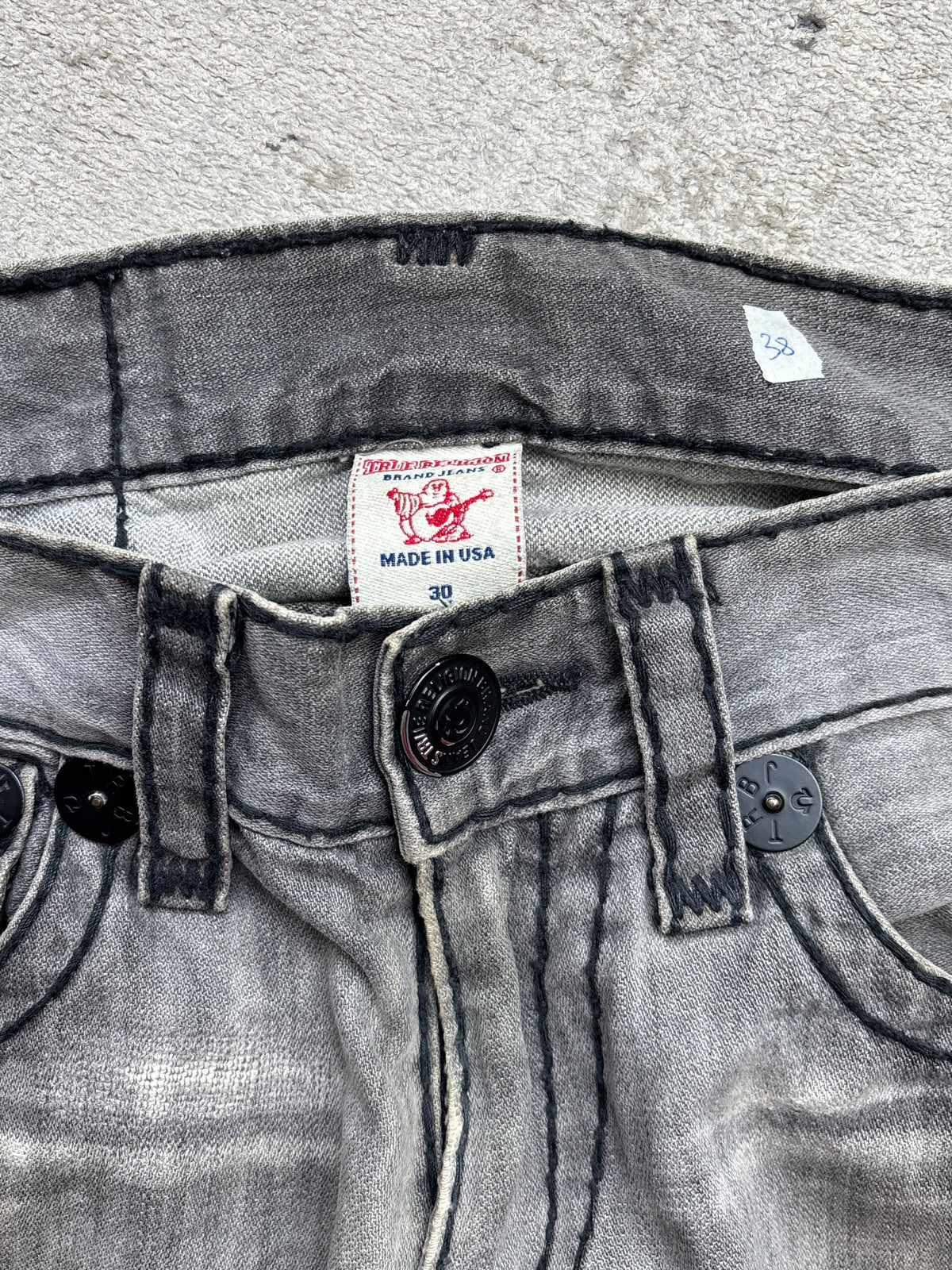 TRUE RELIGION JEANS W30 L32 #TR38