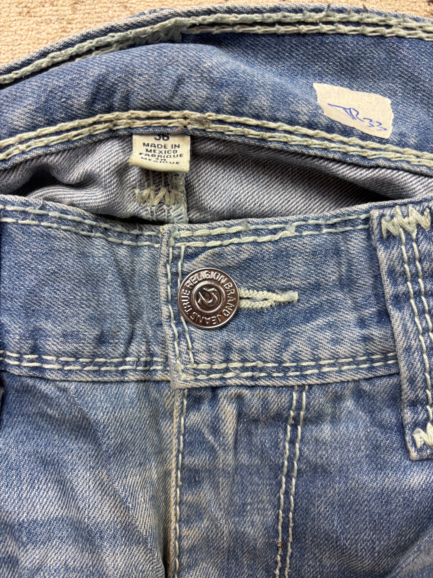 TRUE RELIGION JEANS W36 L32 #TR33