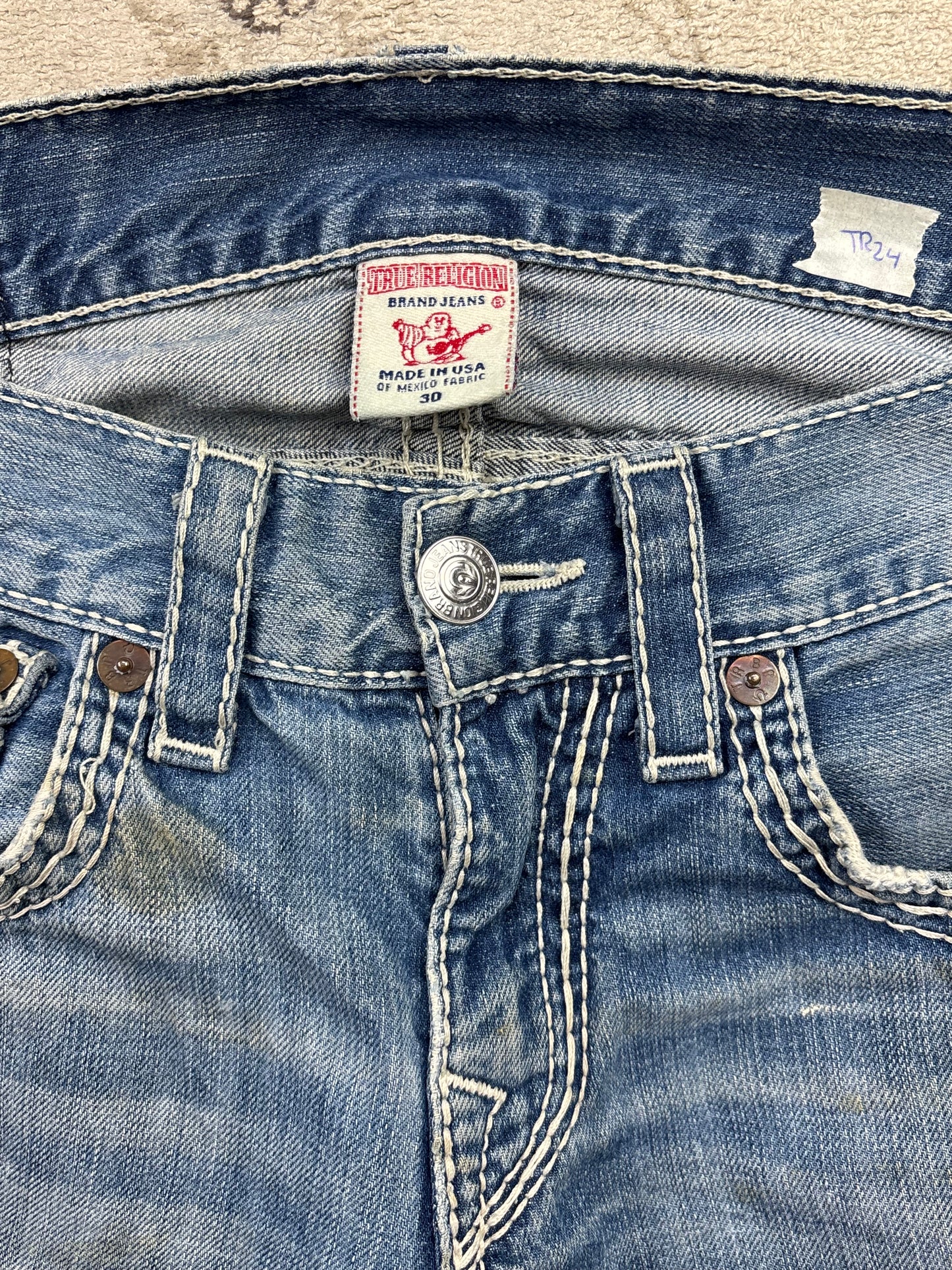 TRUE RELIGION JEANS W30 L30 #TR24