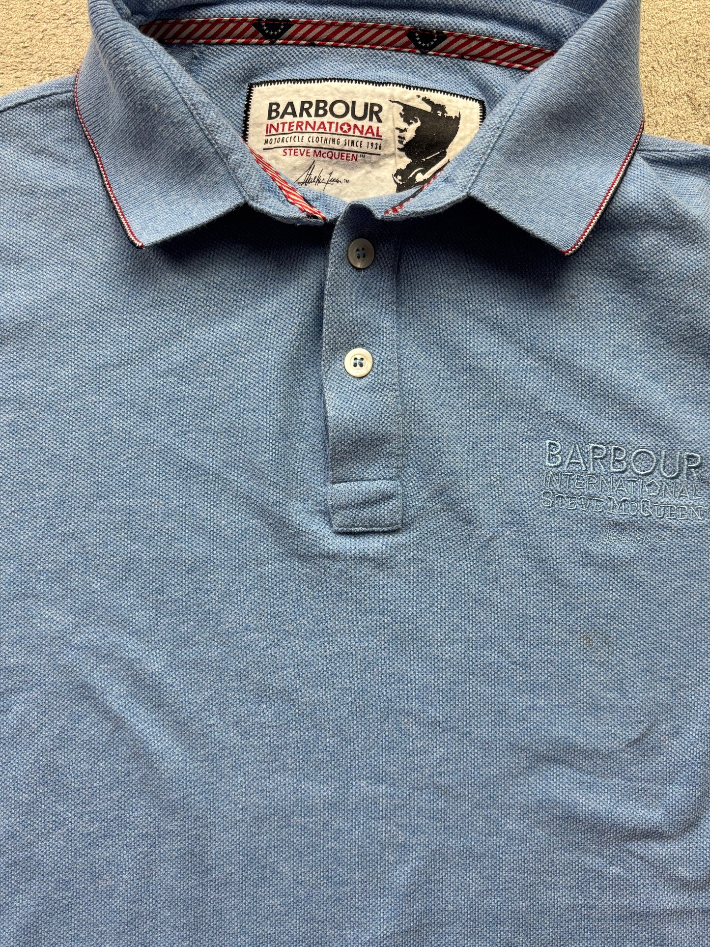 BARBOUR POLO SHIRT (L)