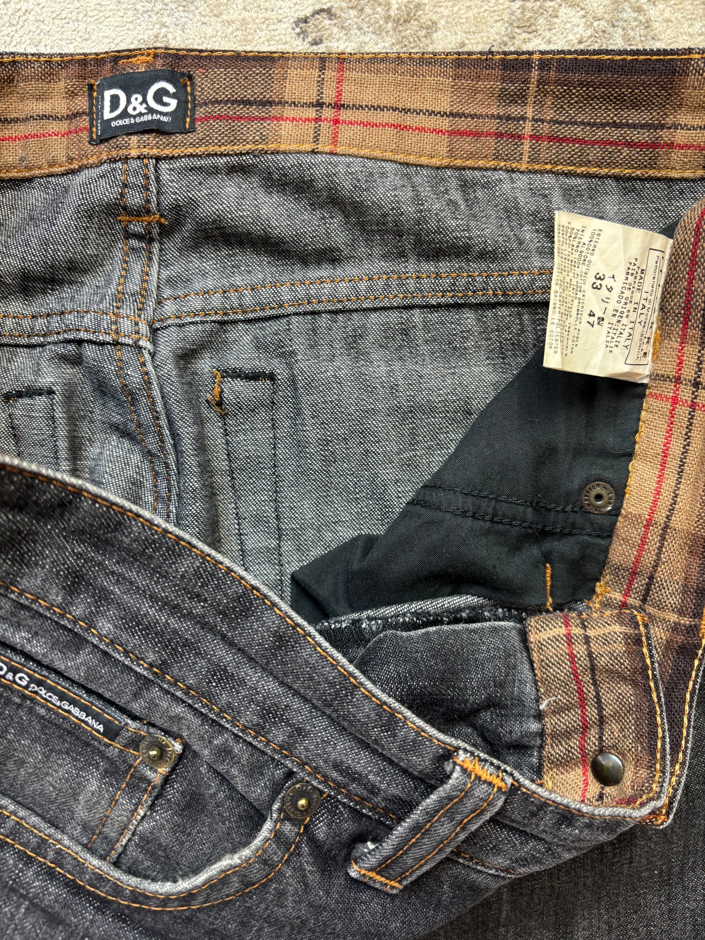 DOLCE & GABBANA JEANS W33 L32