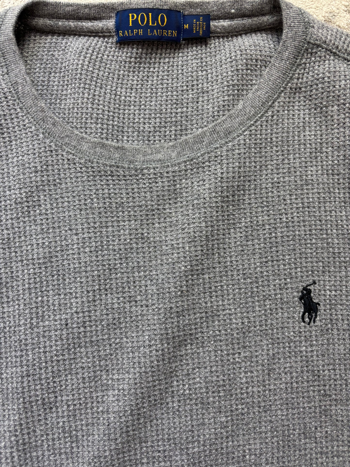 RALPH LAUREN GREY KNIT (M)