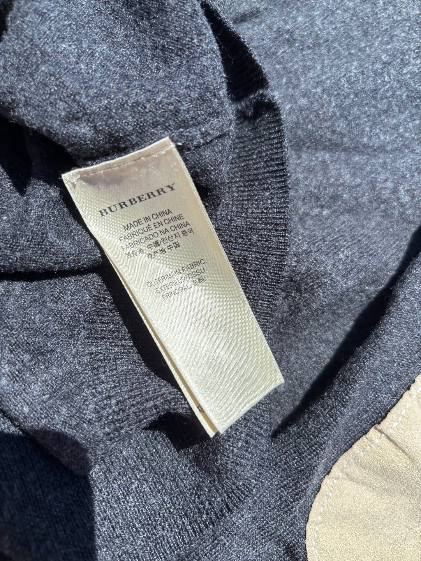 BURBERRY GREY KNIT (S)