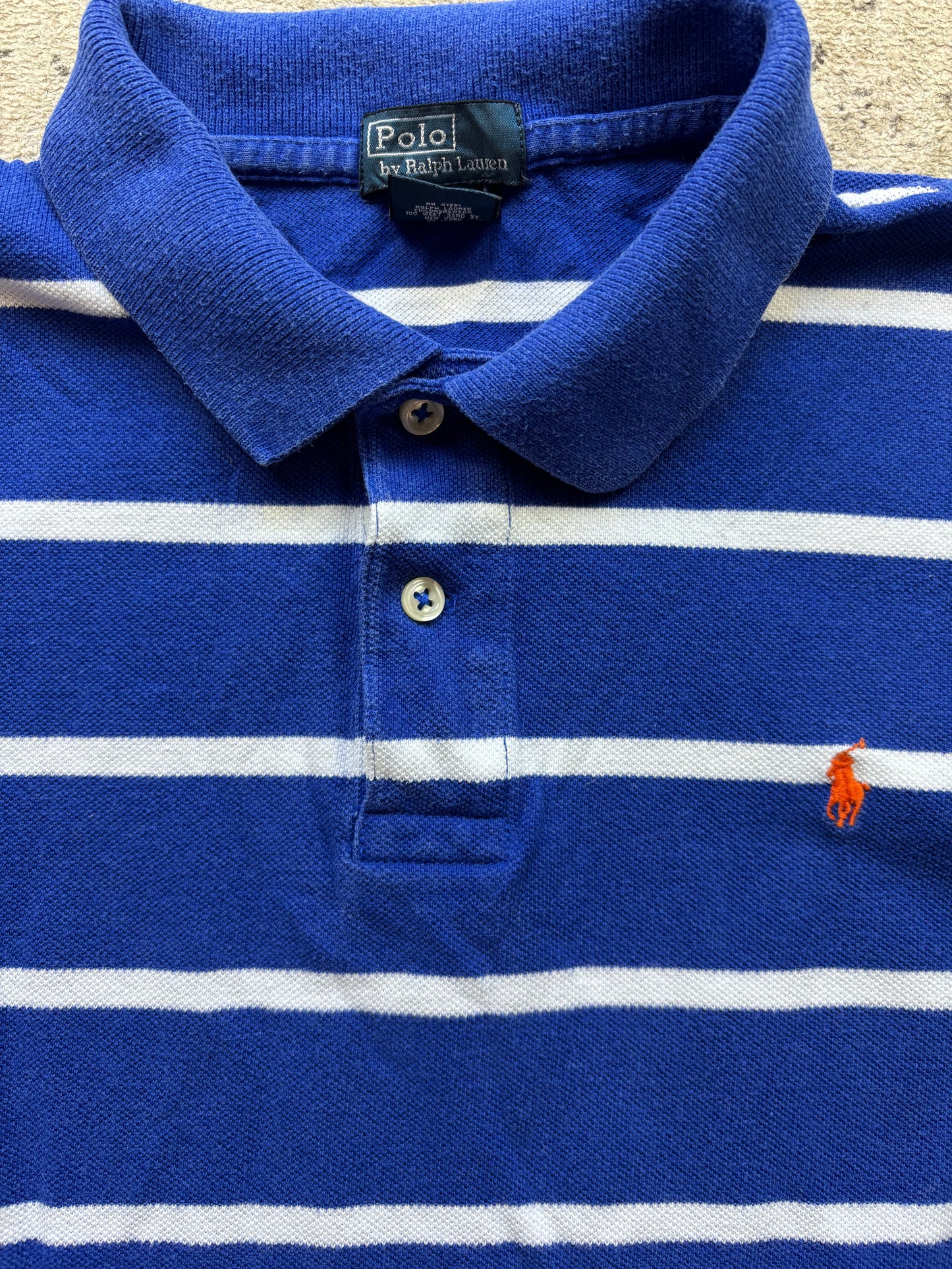 RALPH LAUREN POLO SHIRT STRIPED (S)