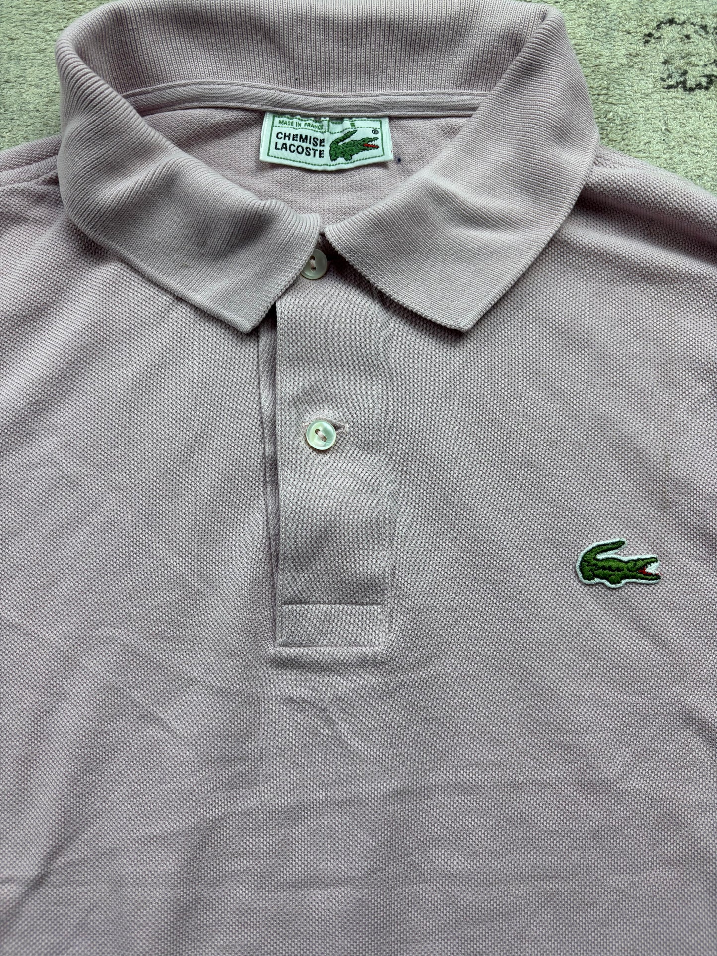 LACOSTE LONGSL. POLO SHIRT PINK (L)