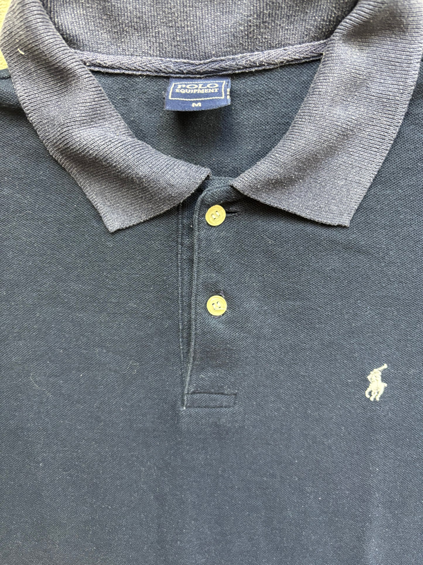 RALPH LAUREN POLO SHIRT NAVY (M)