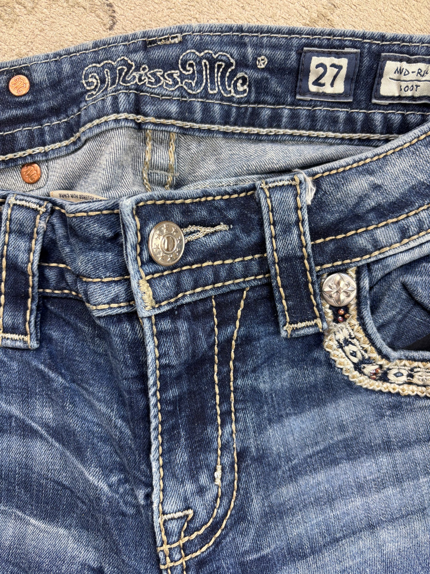 MISS ME JEANS W27 L32 #M11
