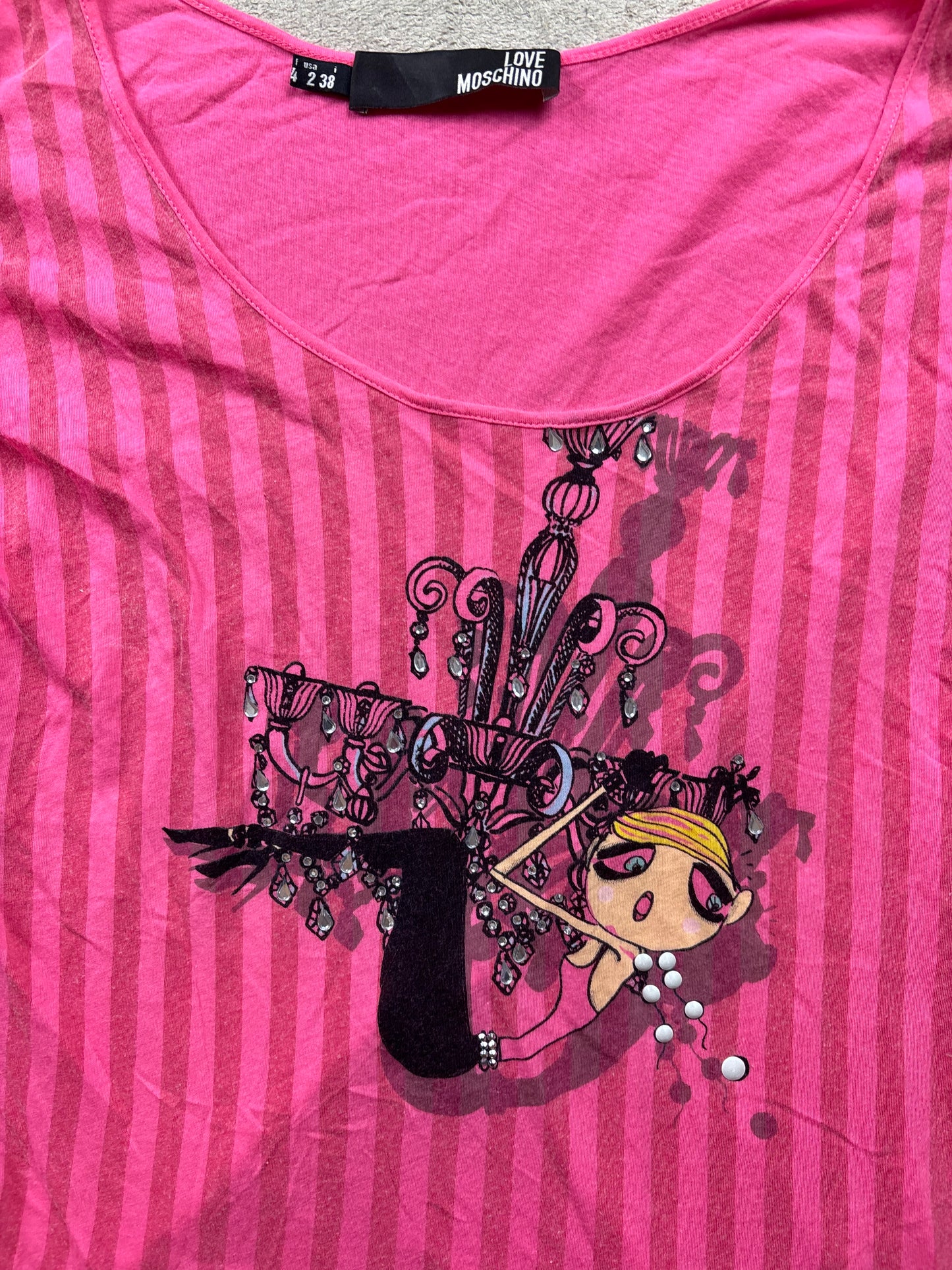 MOSCHINO WOMEN T-SHIRT (L)
