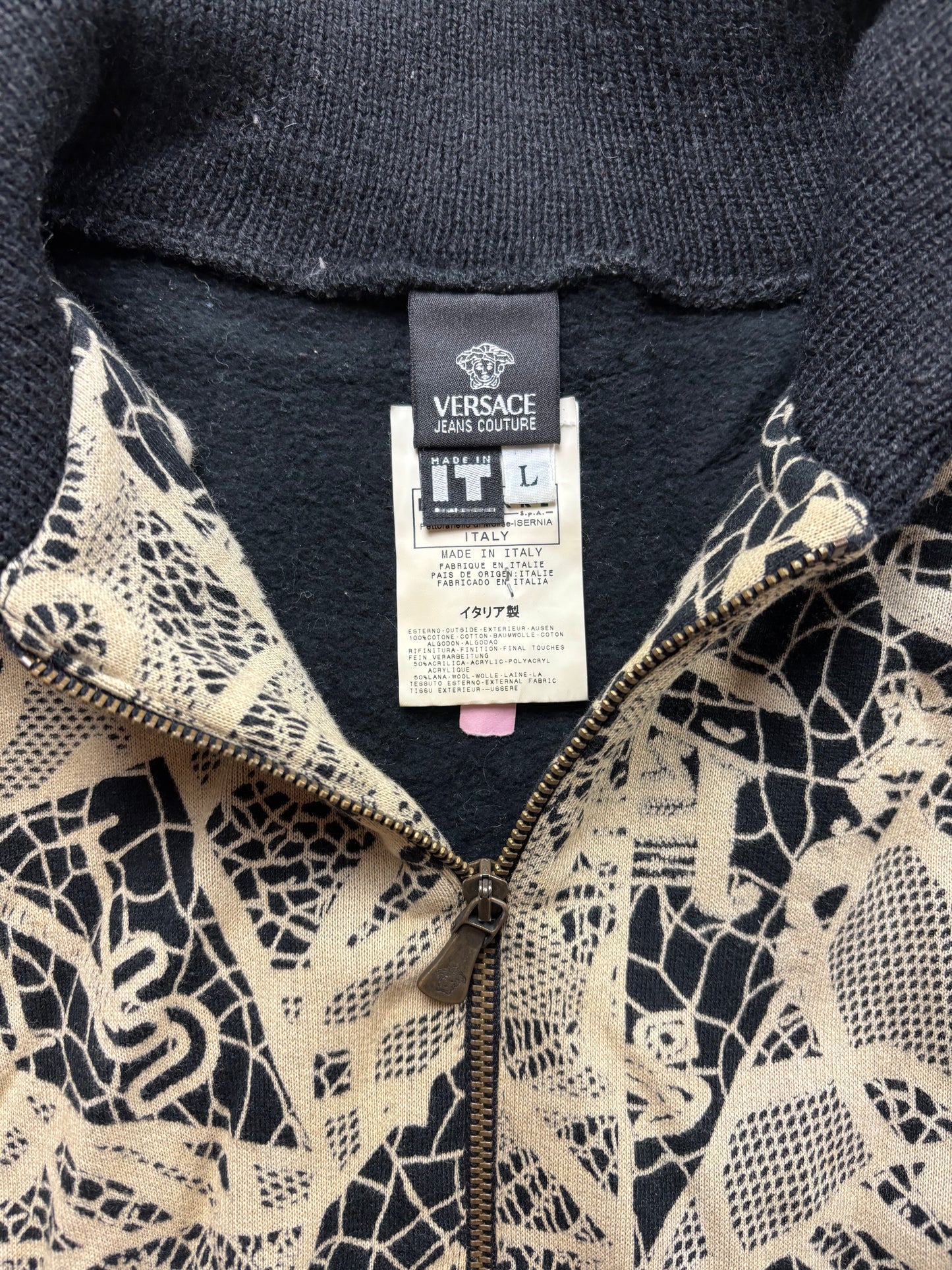 VERSACE WOMEN ZIP UP VEST (L)