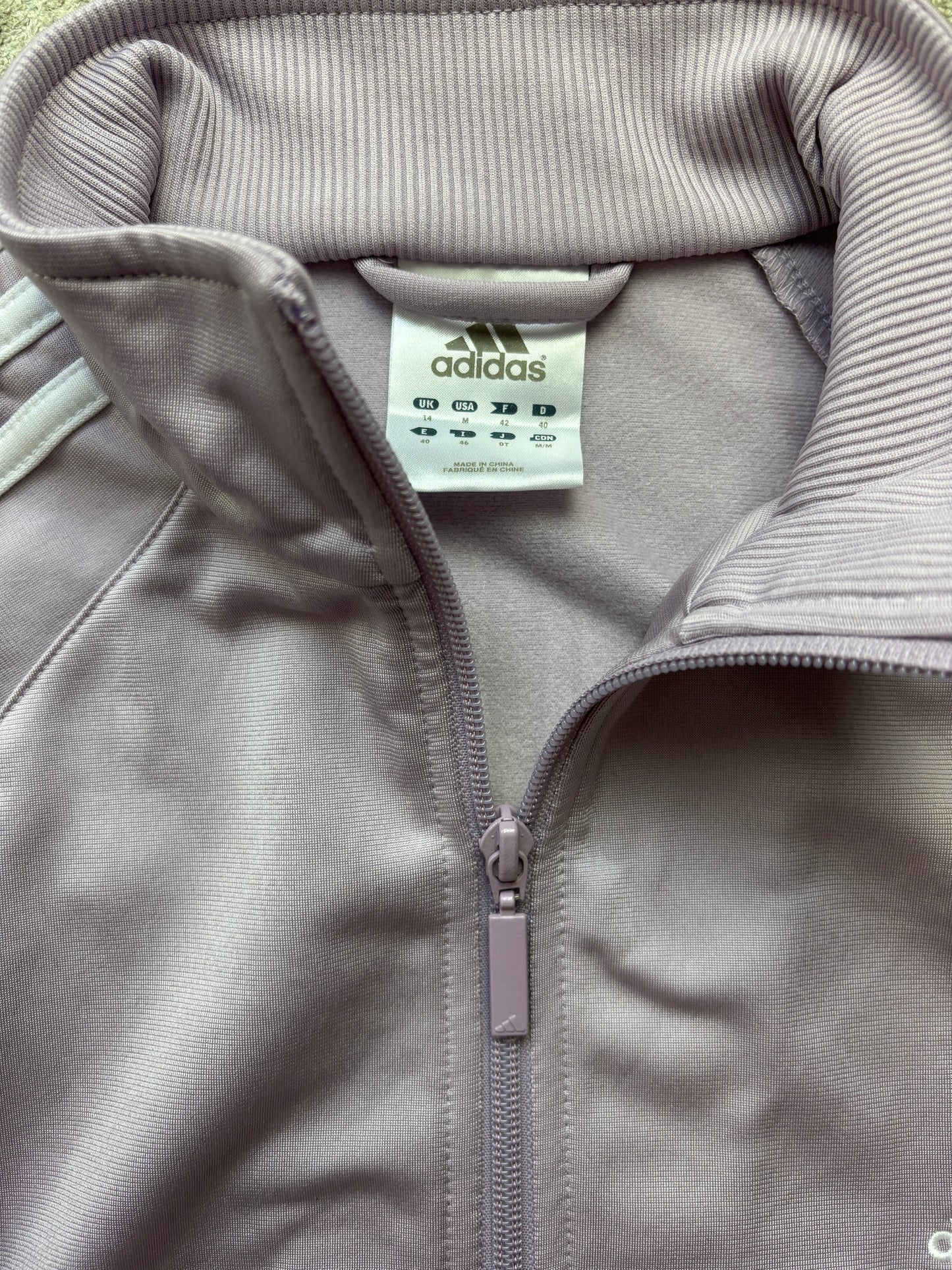 ADIDAS PINK ZIP UP VEST (S)