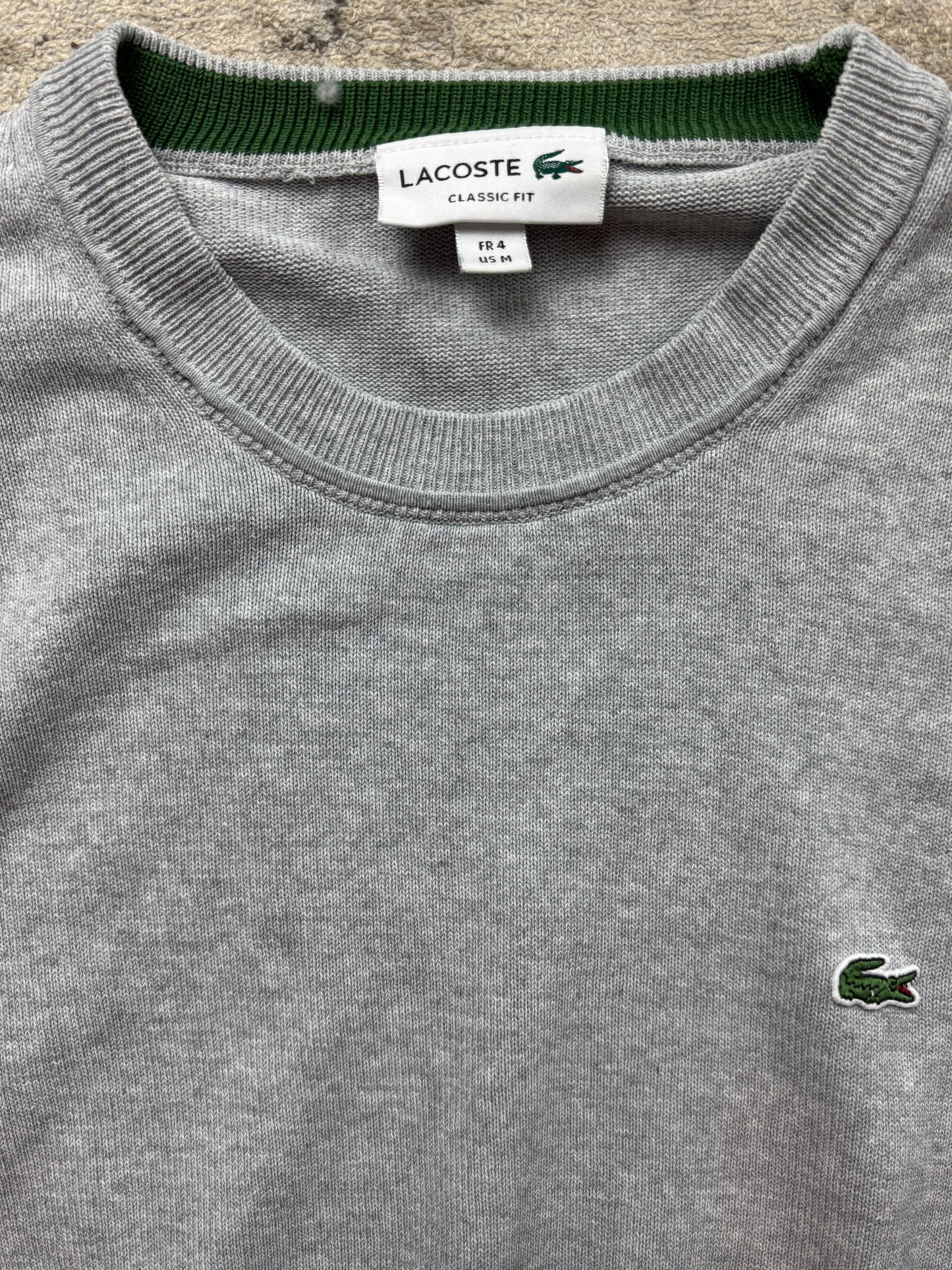 LACOSTE GREY KNIT (M)