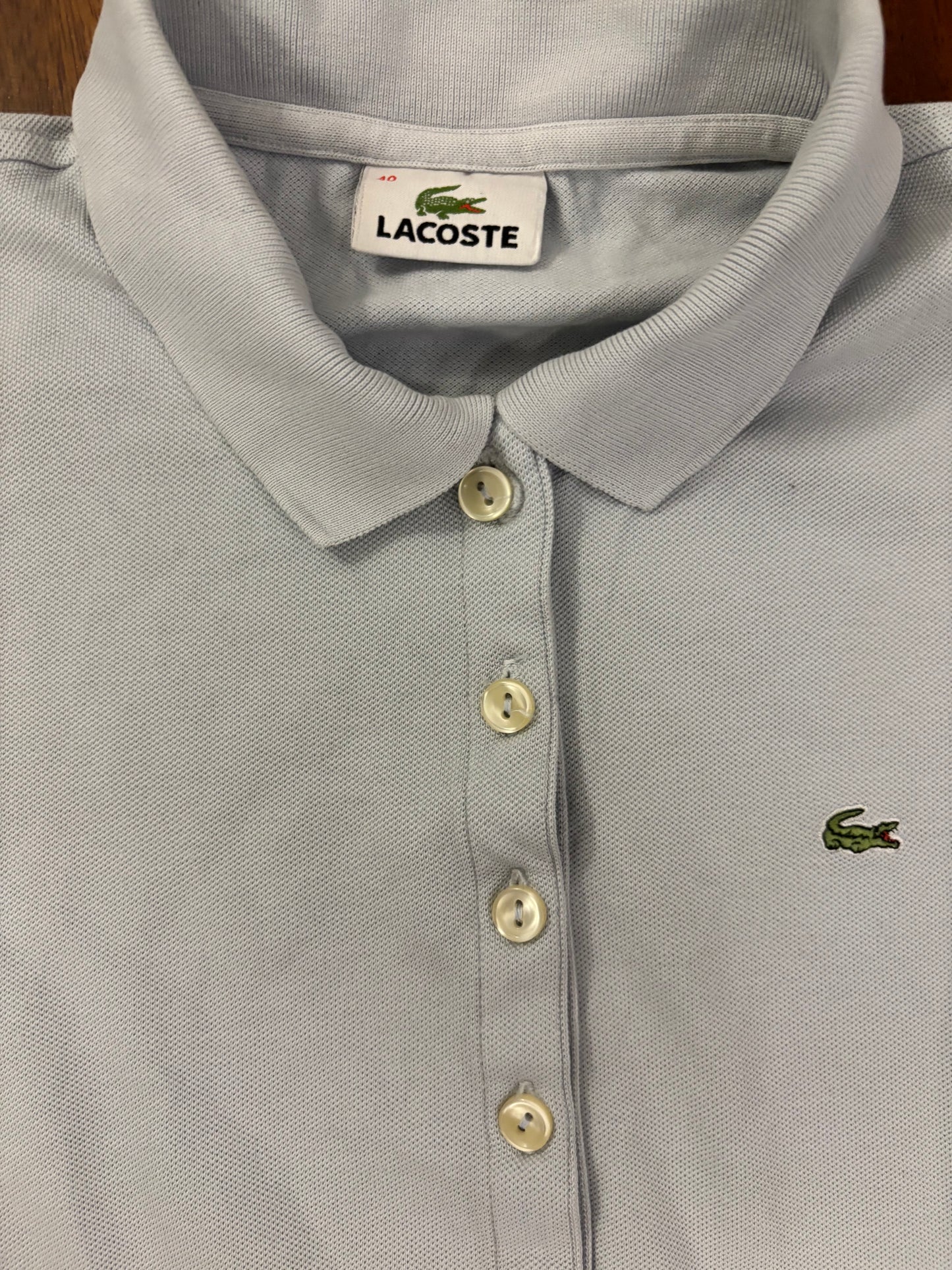 LACOSTE POLO SHIRT BABYBLUE (XS)