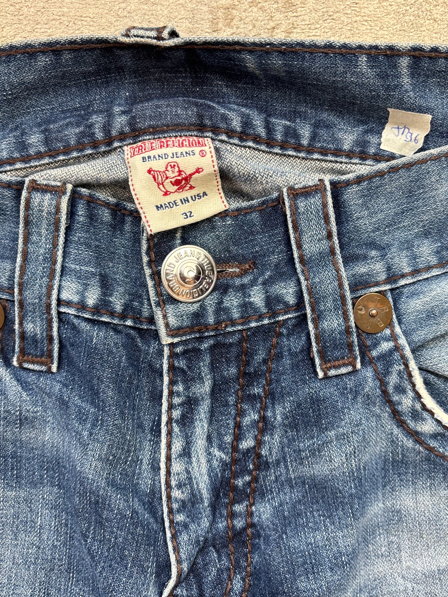 TRUE RELIGION JEANS W32 L32 #TR36