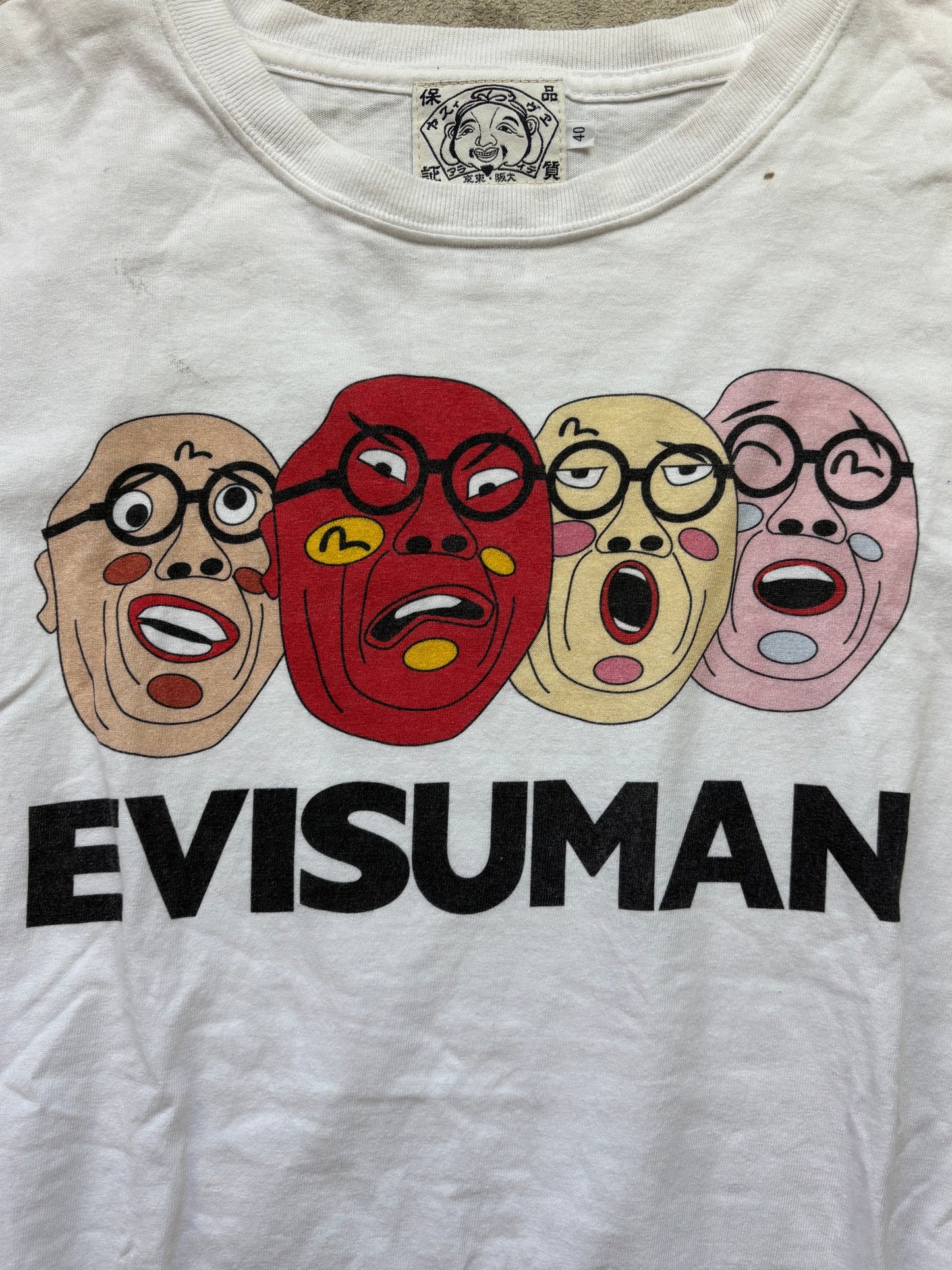 EVISU GREY T-SHIRT (L)