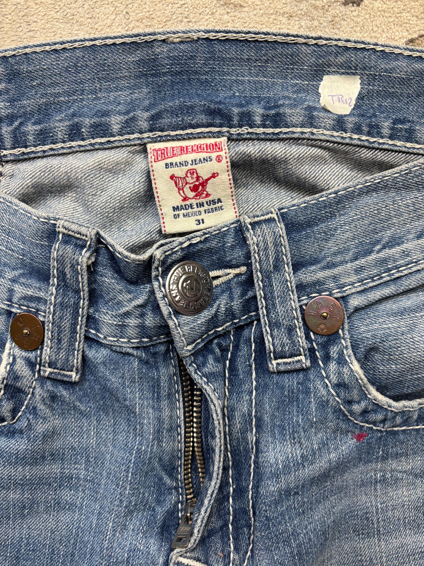 TRUE RELIGION JEANS W31 L32 #TR12