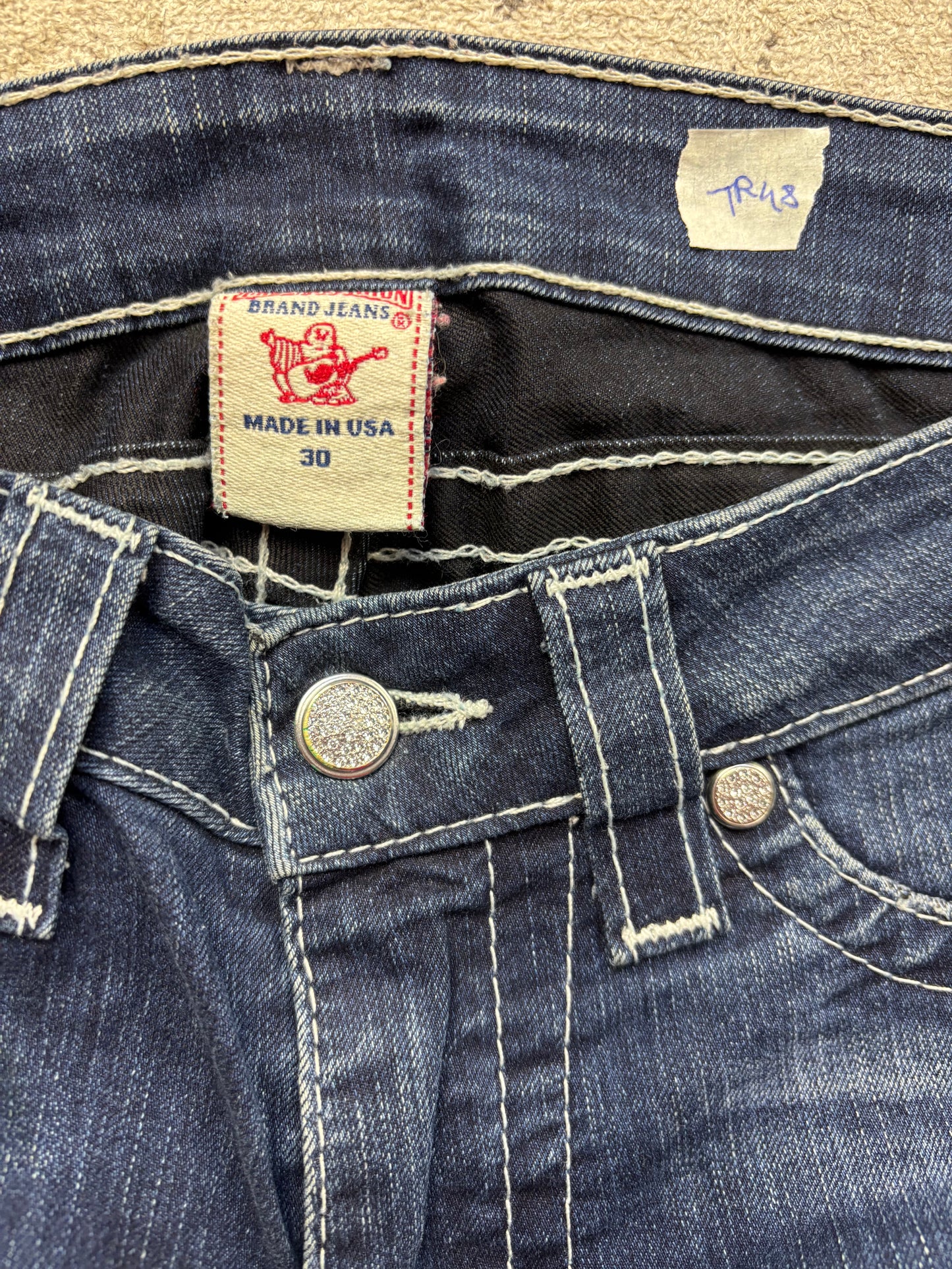 TRUE RELIGION JEANS W30 L32 #TR48