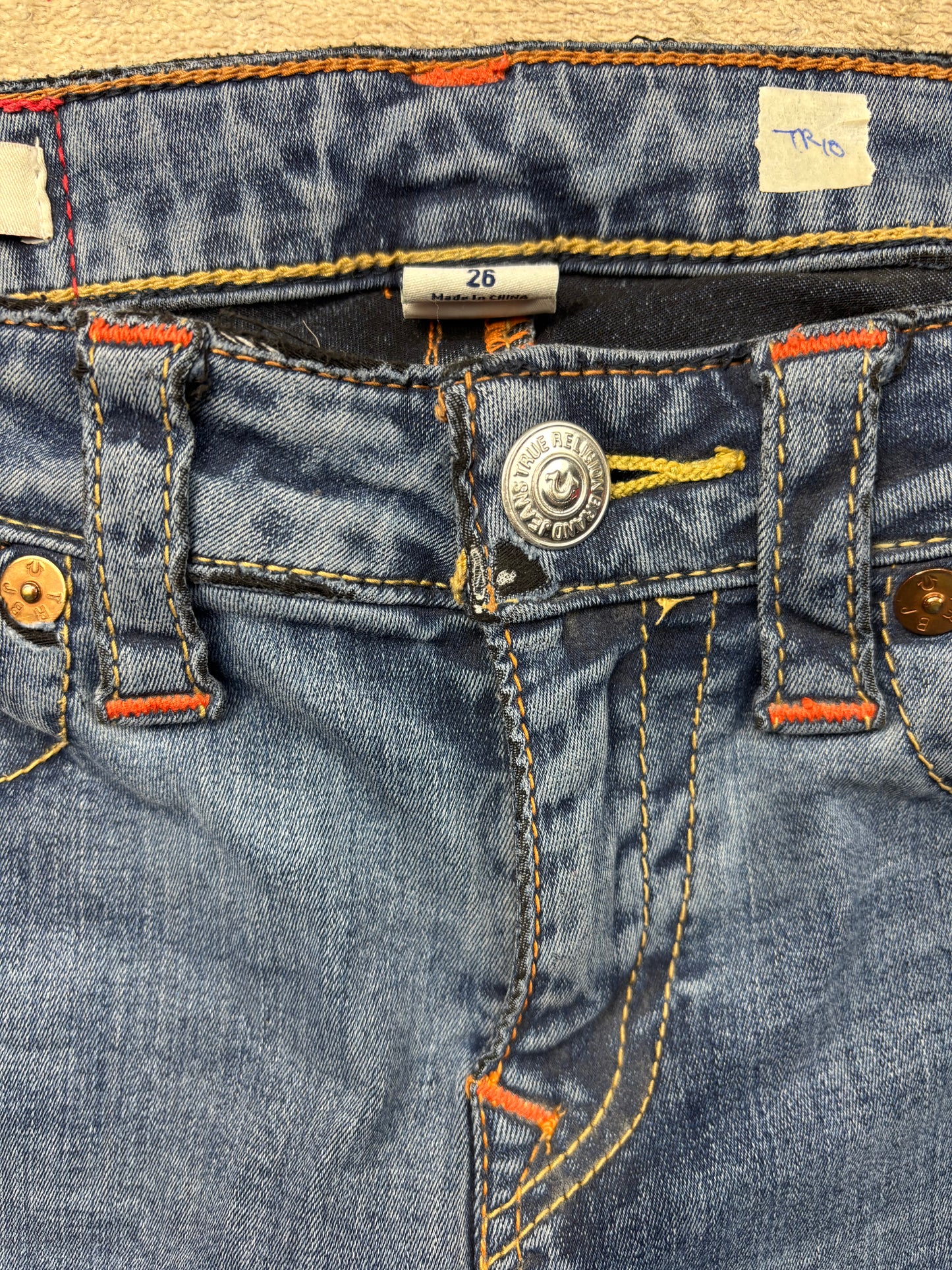 TRUE RELIGION JEANS W26 L30 #TR10