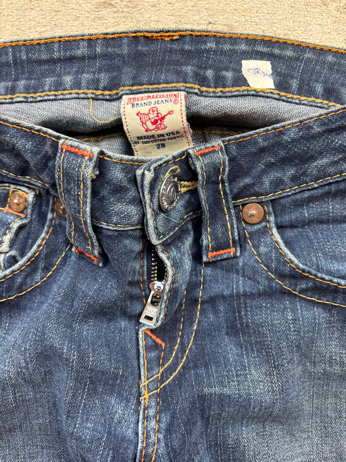 TRUE RELIGION JEANS W28 L32 #TR34