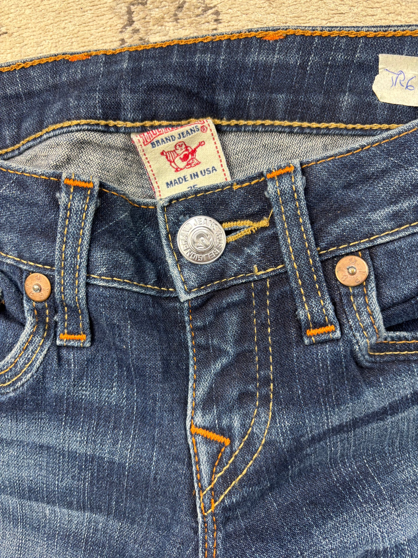 TRUE RELIGION JEANS W25 L32 #TR6