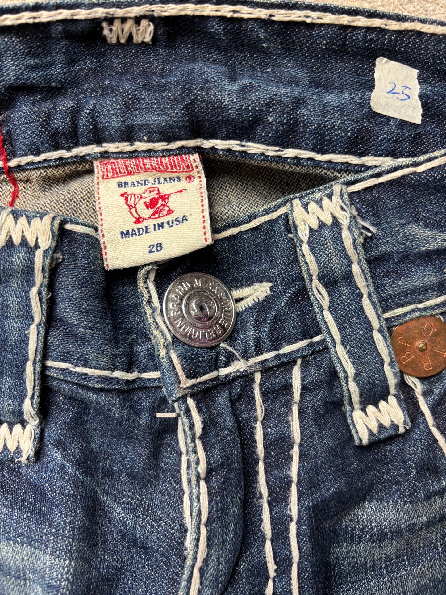 TRUE RELIGION JEANS W28 L32 #TR25