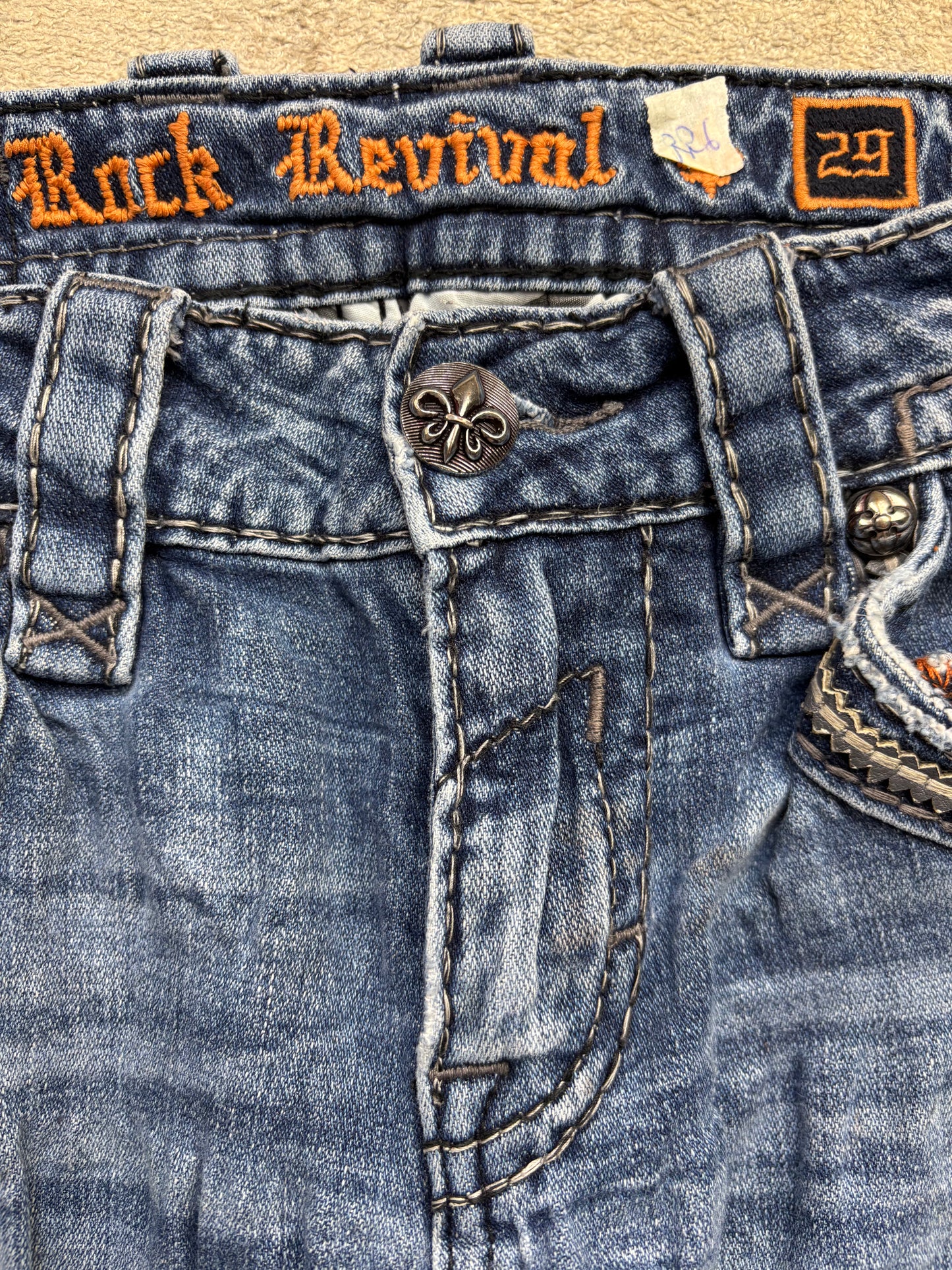 ROCK REVIVAL JEANS W29 L32 #RR6