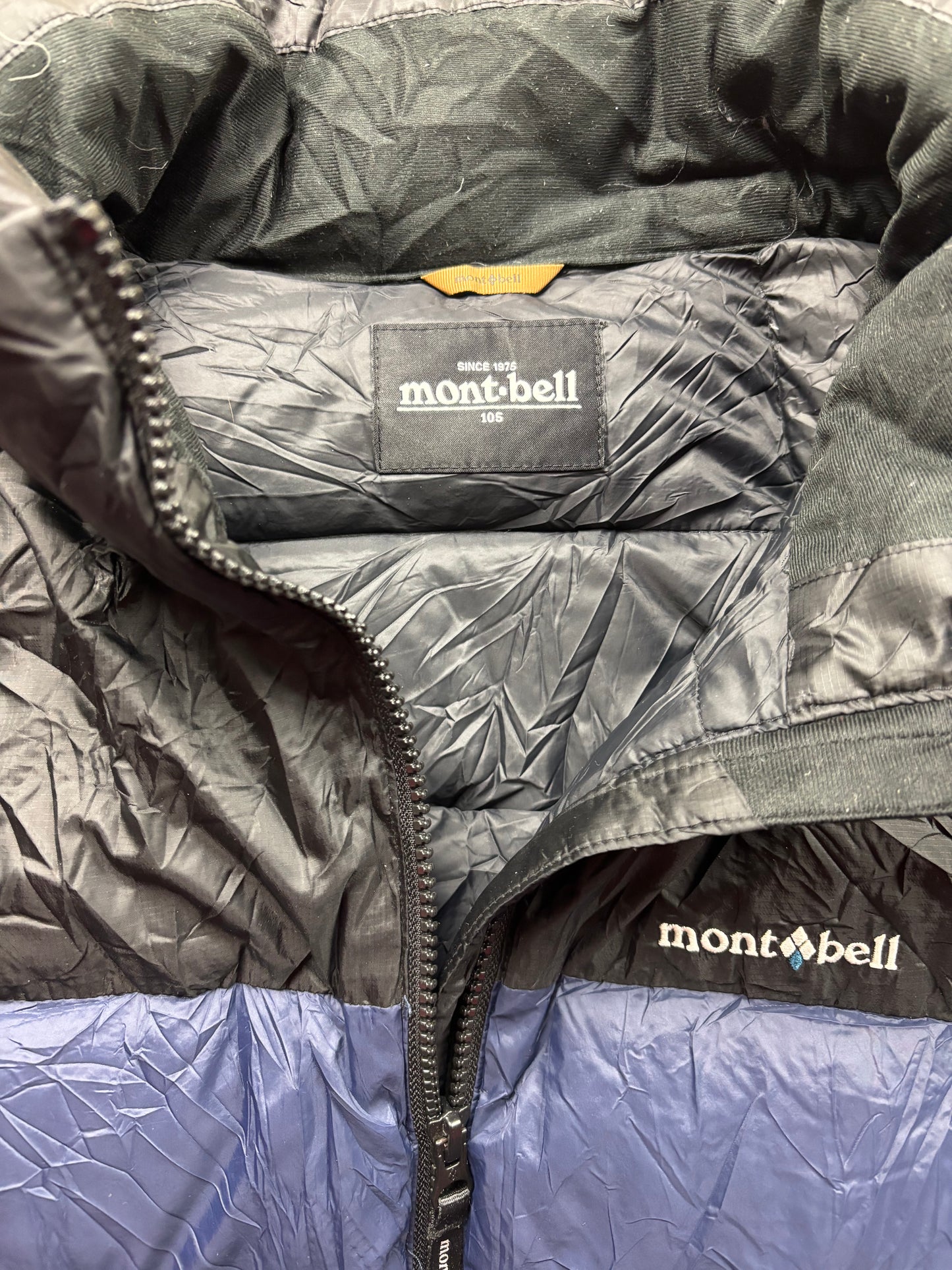 MONTBELL NAVY PUFFER JACKET (L)