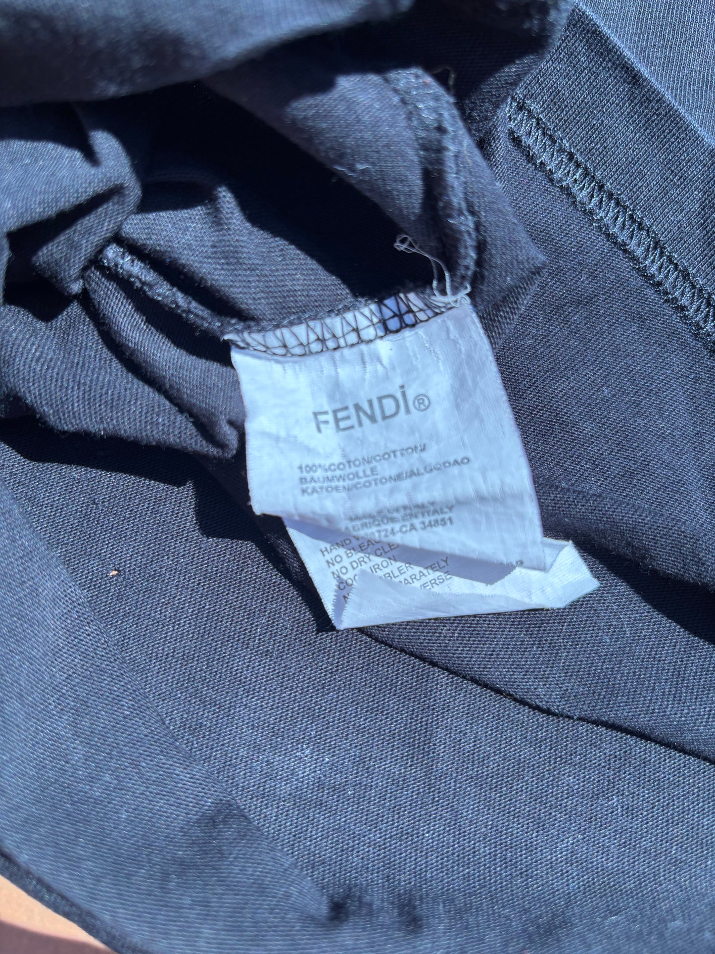 FENDI LONGSL. POLO SHIRT (L)