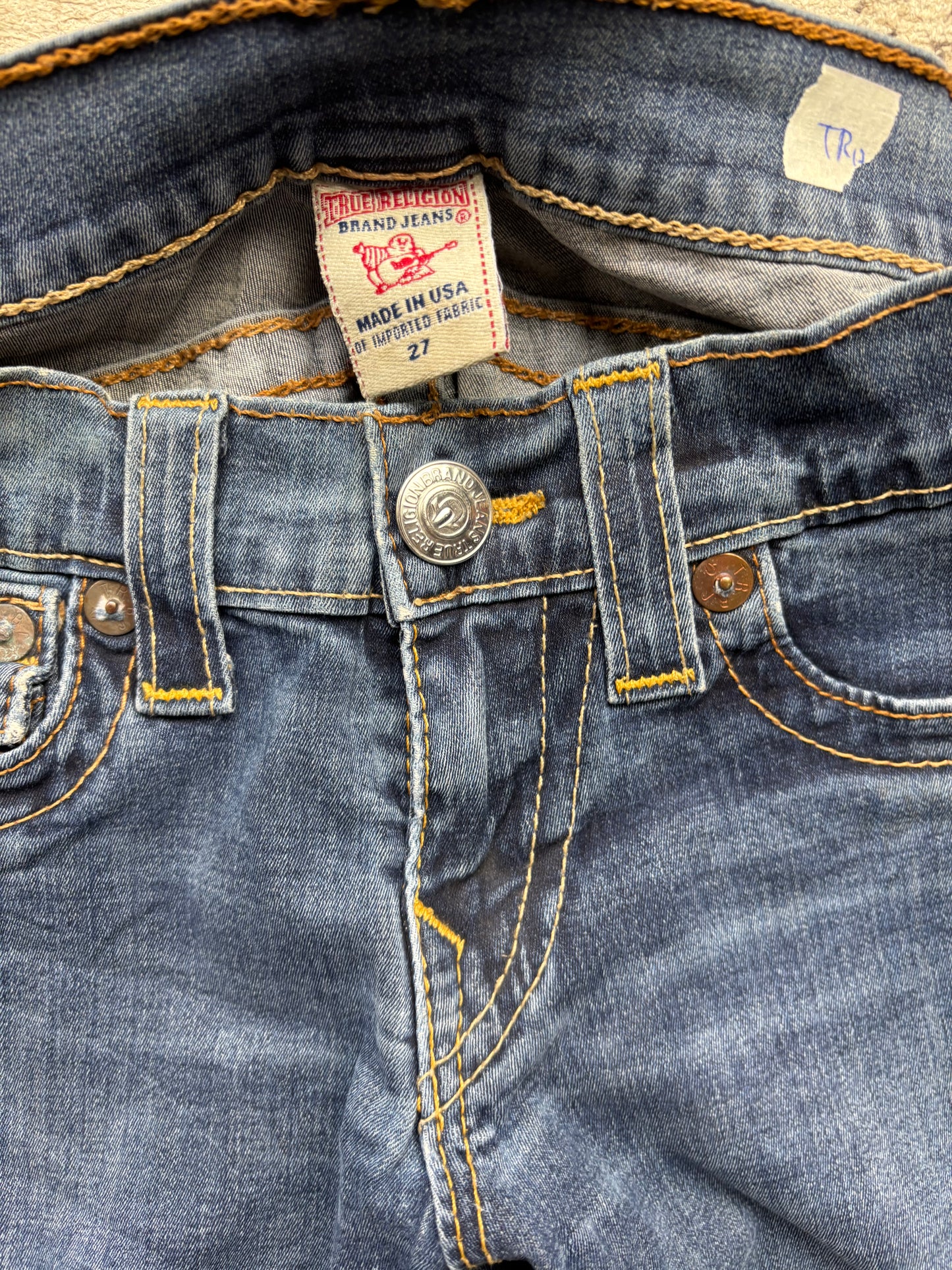 TRUE RELIGION JEANS W27 L30 #TR17