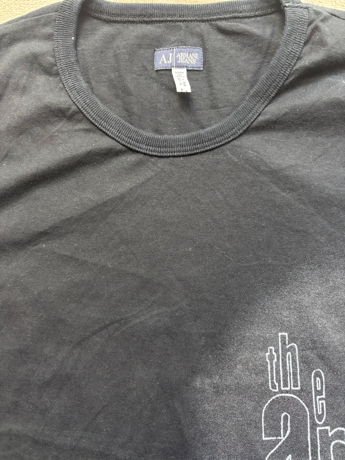 ARMANI BLACK T-SHIRT (S)