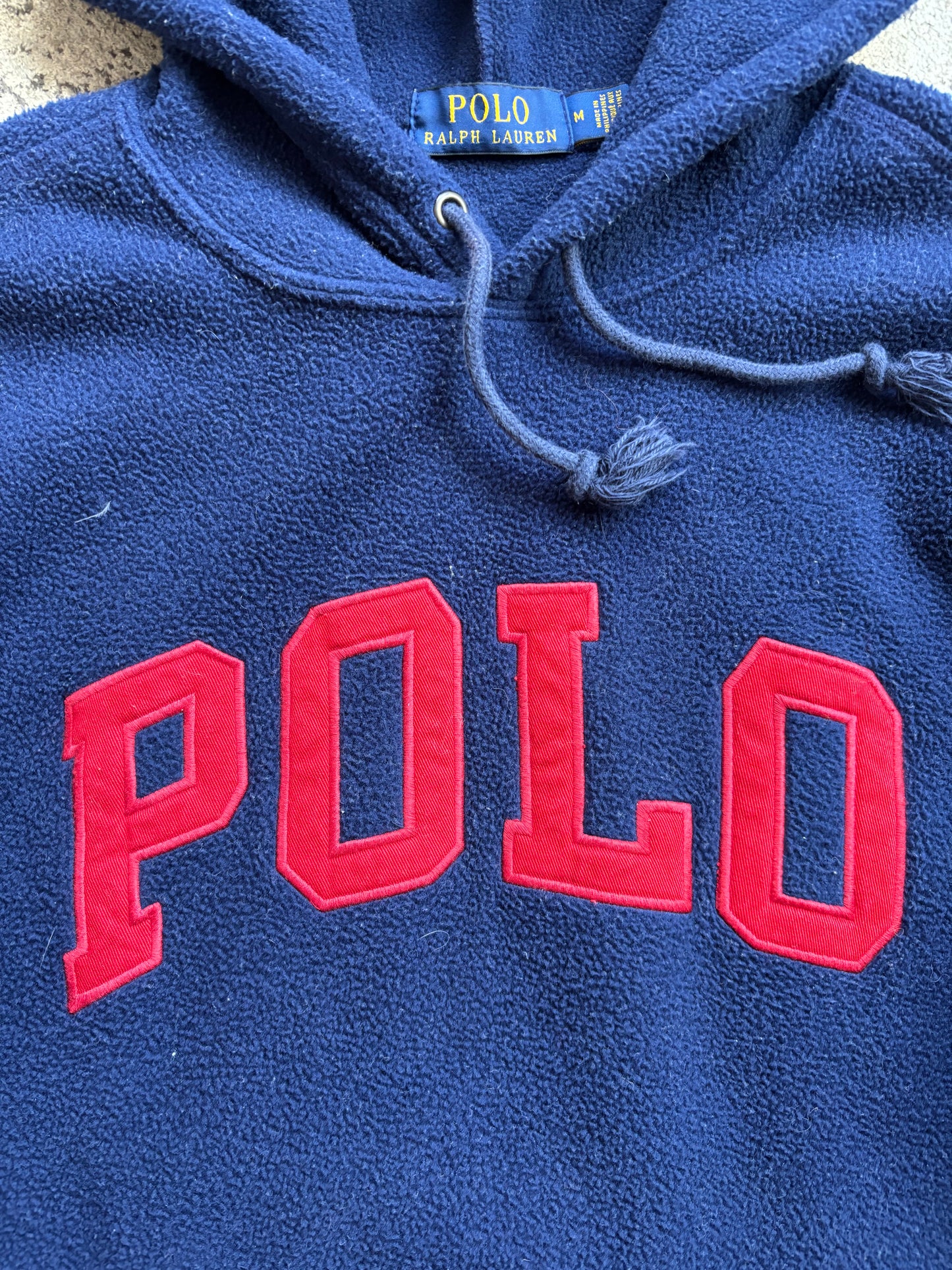 RALPH LAUREN NAVY HOODIE (M)
