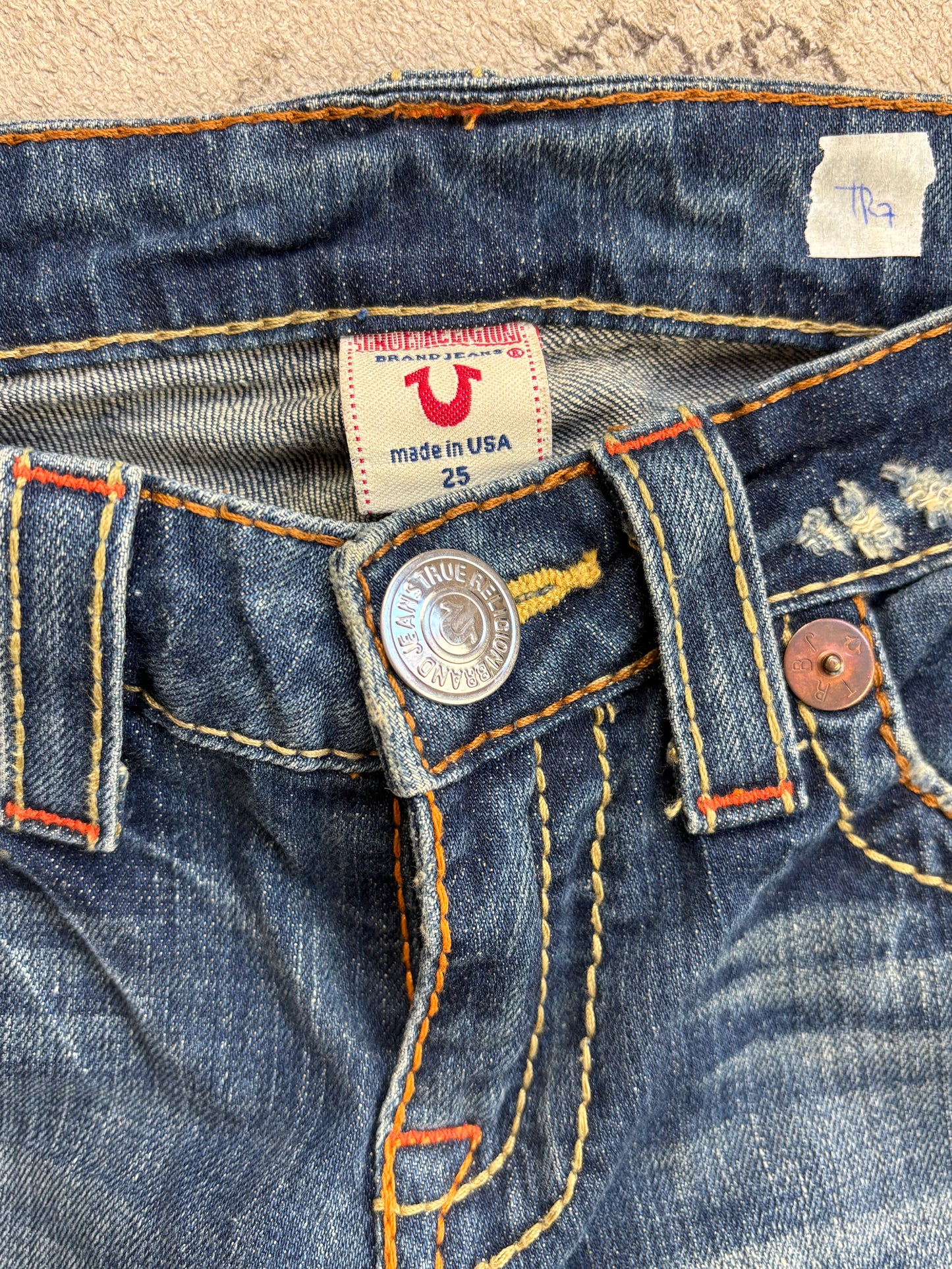 TRUE RELIGION JEANS W25 L30 #TR7
