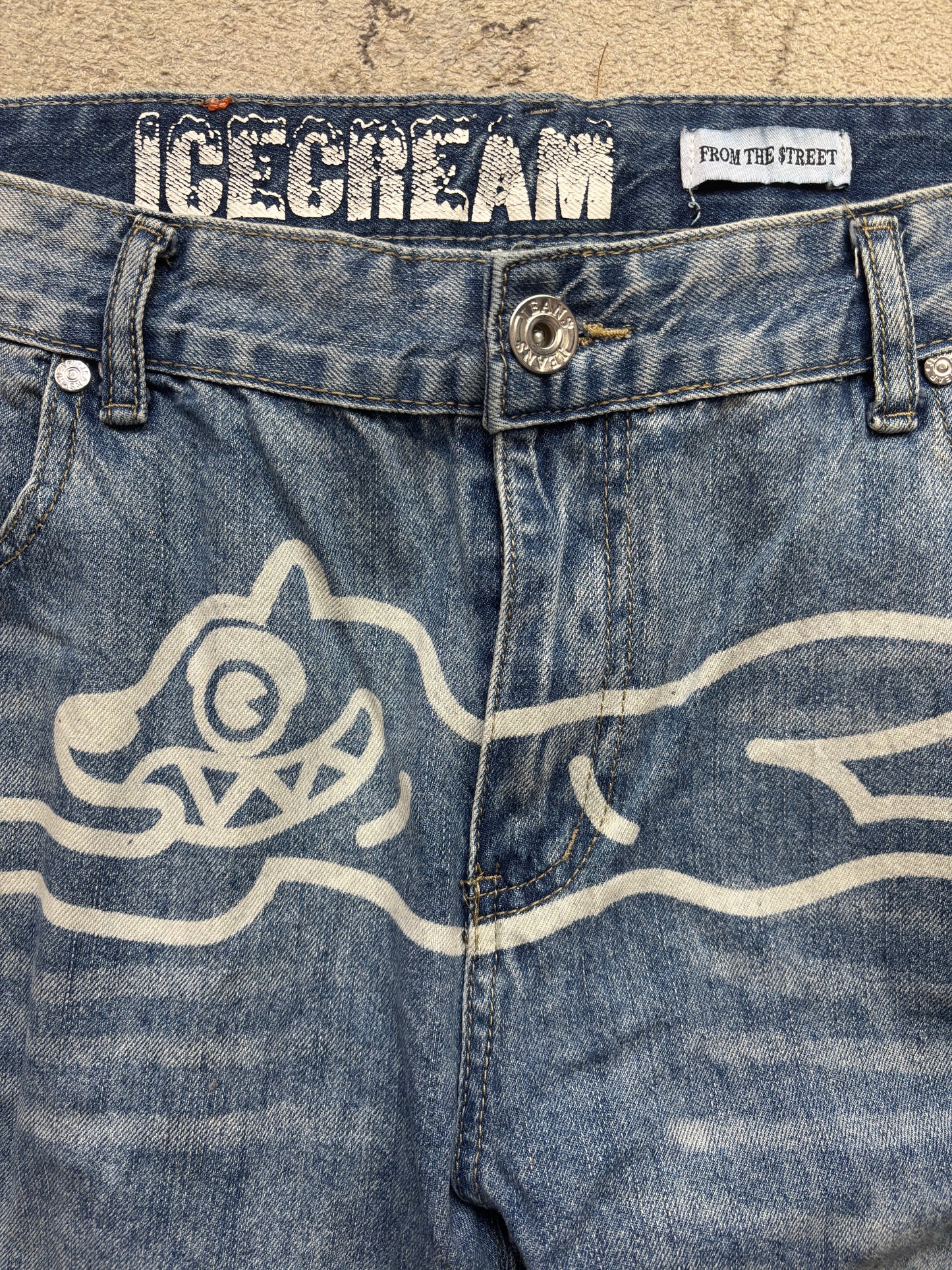 BILLIONAIRE BOYS CLUB RUNNING DOG JEANS W36 L32