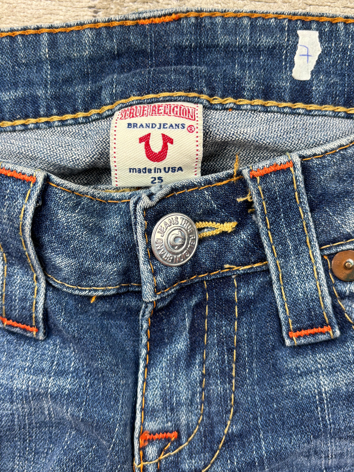TRUE RELIGION JEANS W25 L32 #TR6
