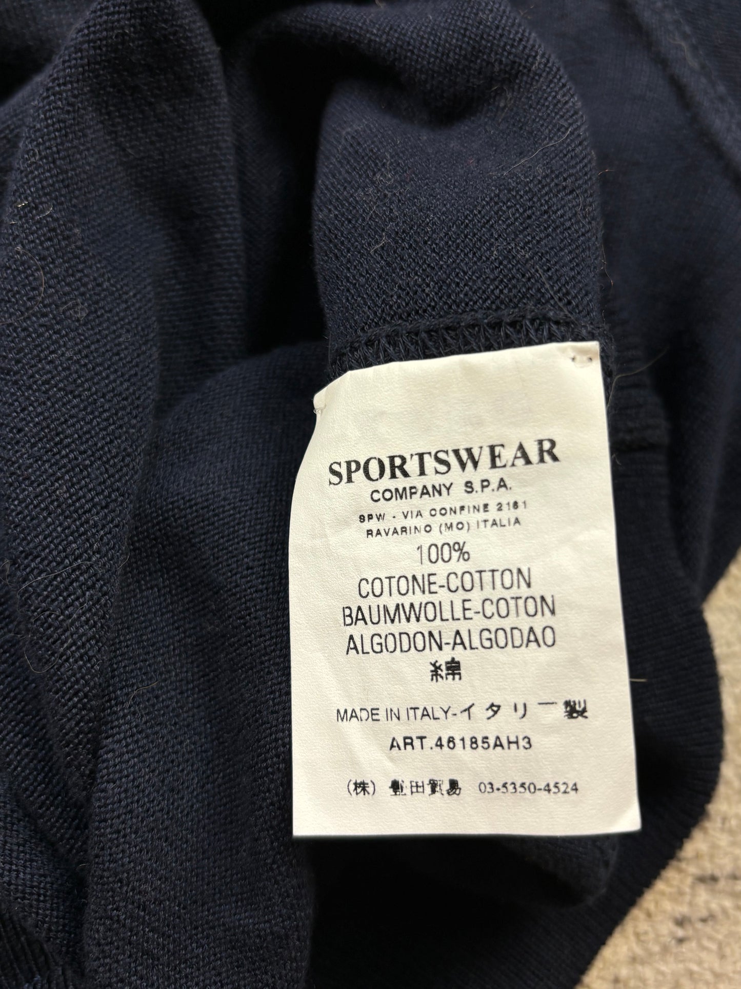 CP COMPANY KNIT NAVY (M)