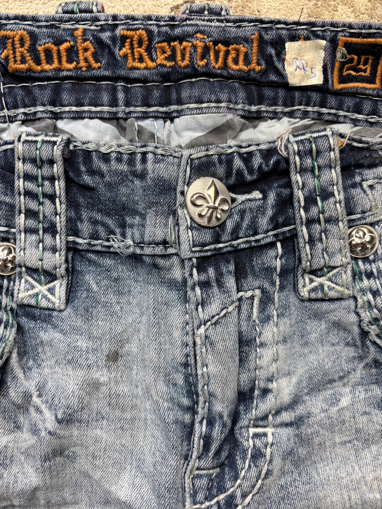 ROCK REVIVAL JEANS W29 L32 #RR5