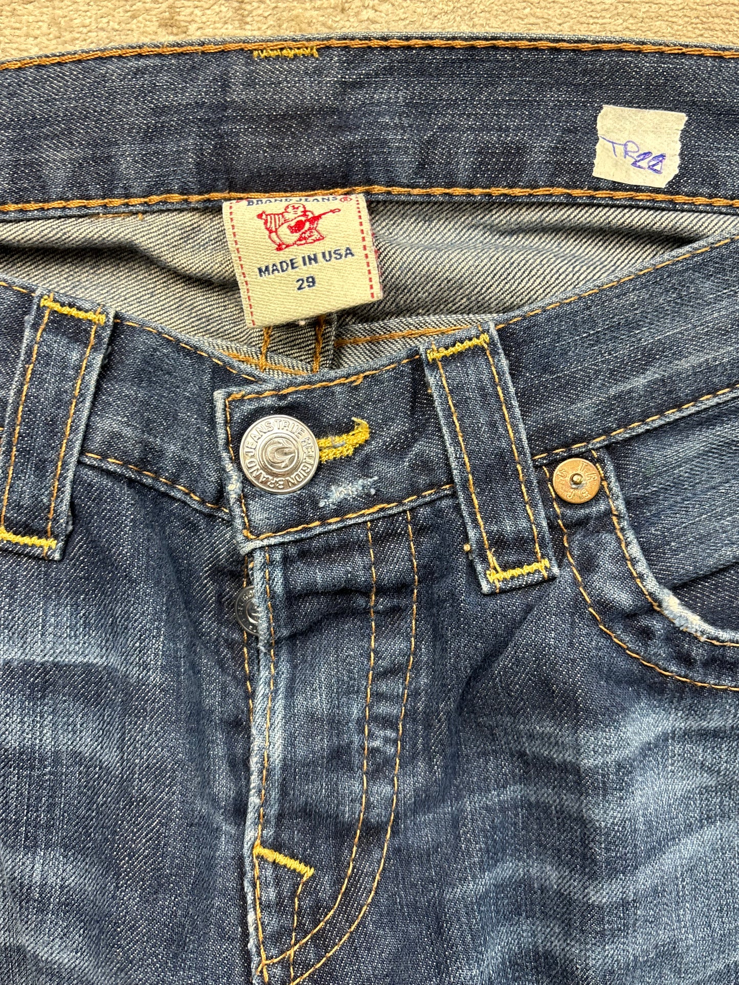 TRUE RELIGION JEANS W29 L32 #TR22