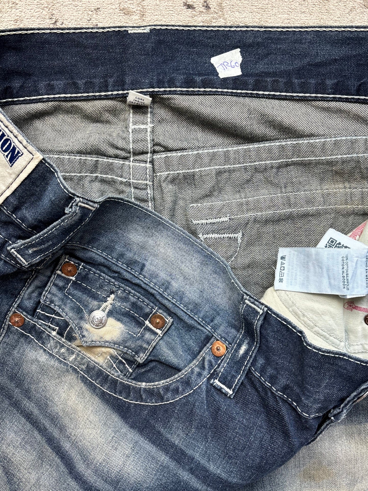 TRUE RELIGION JEANS W38 L34 #TR60