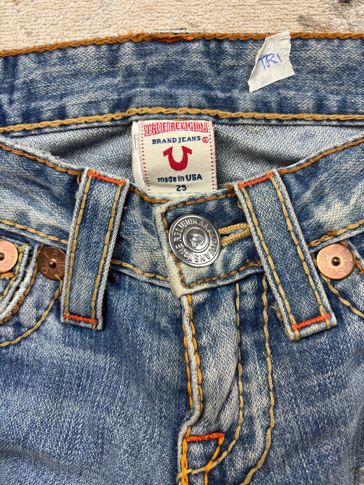 TRUE RELIGION JEANS W25 L32 #TR1
