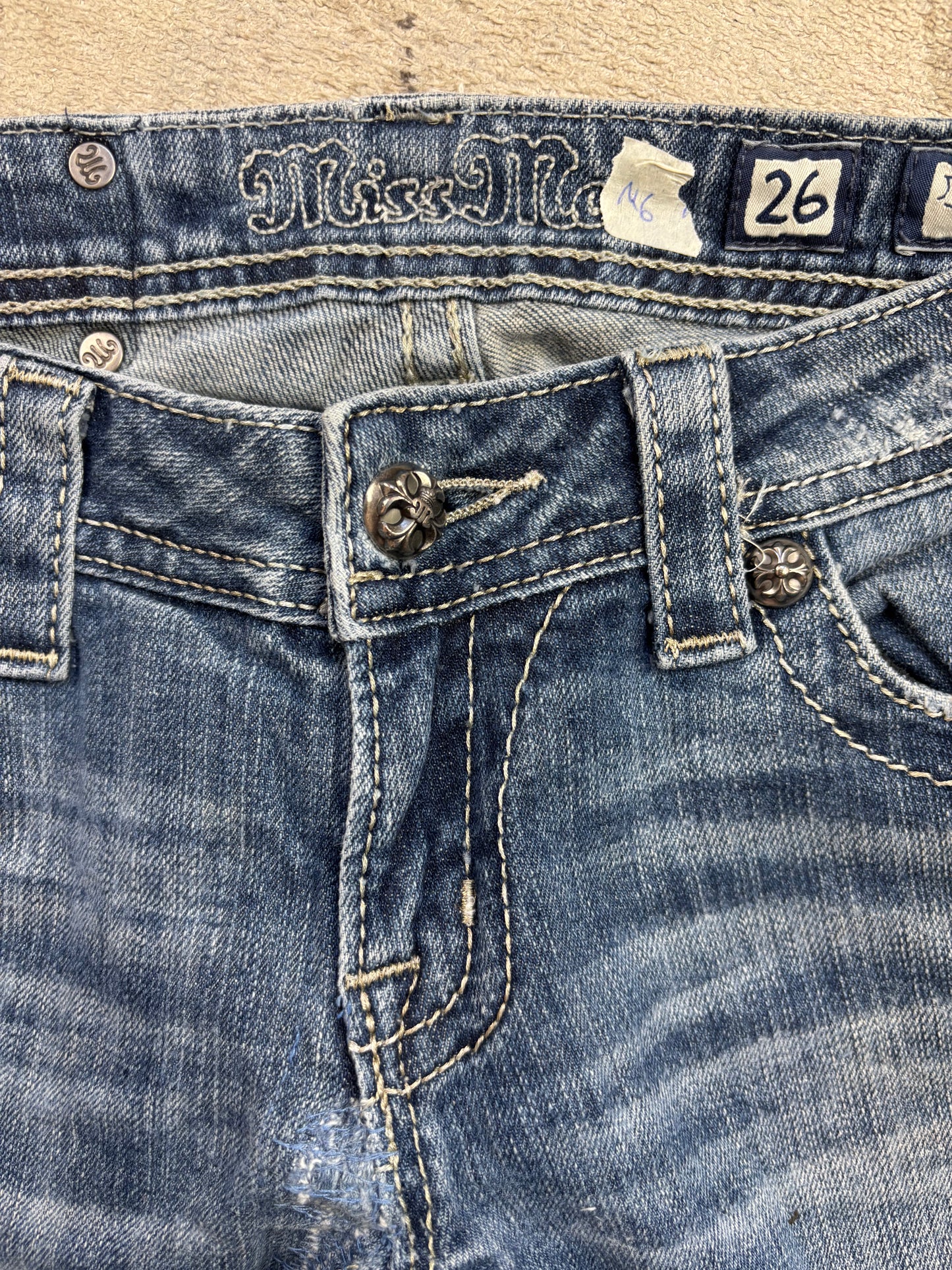 MISS ME JEANS W26 L32 #M6