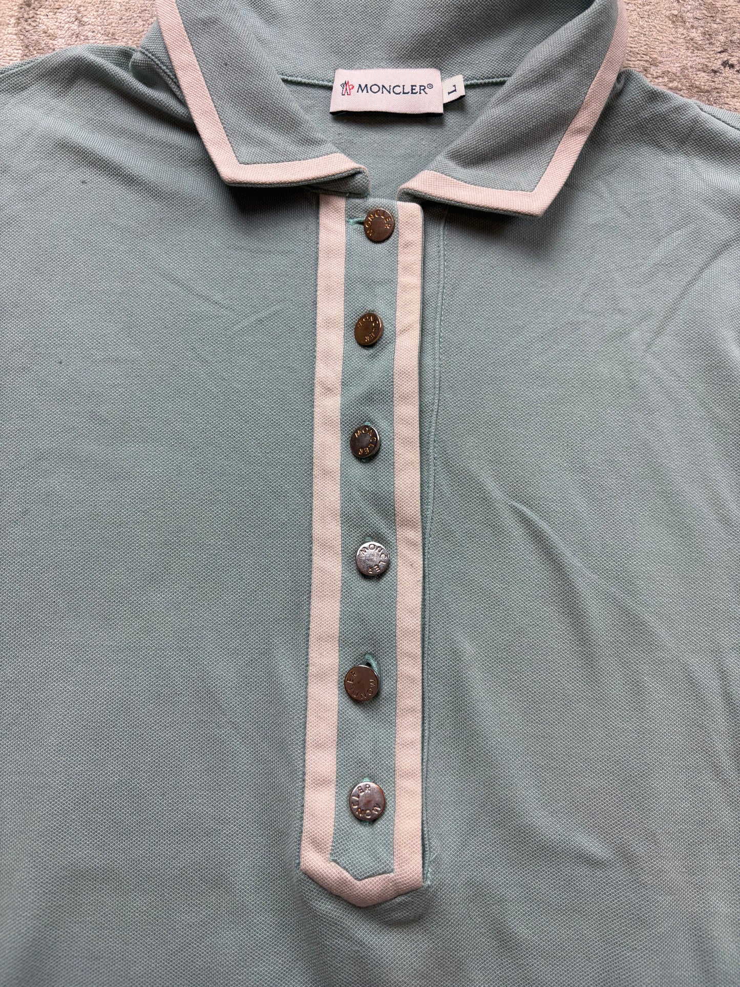 MONCLER WOMEN POLO SHIRT (L)