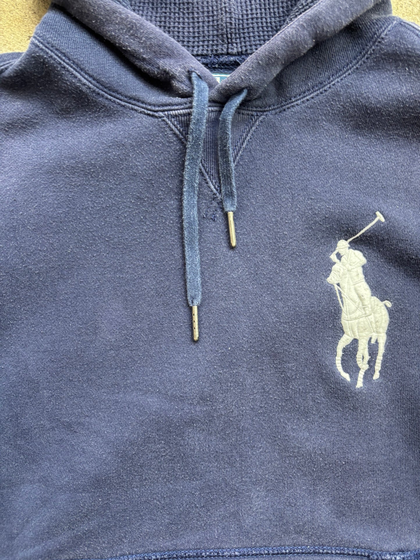 RALPH LAUREN NAVY HOODIE (M)